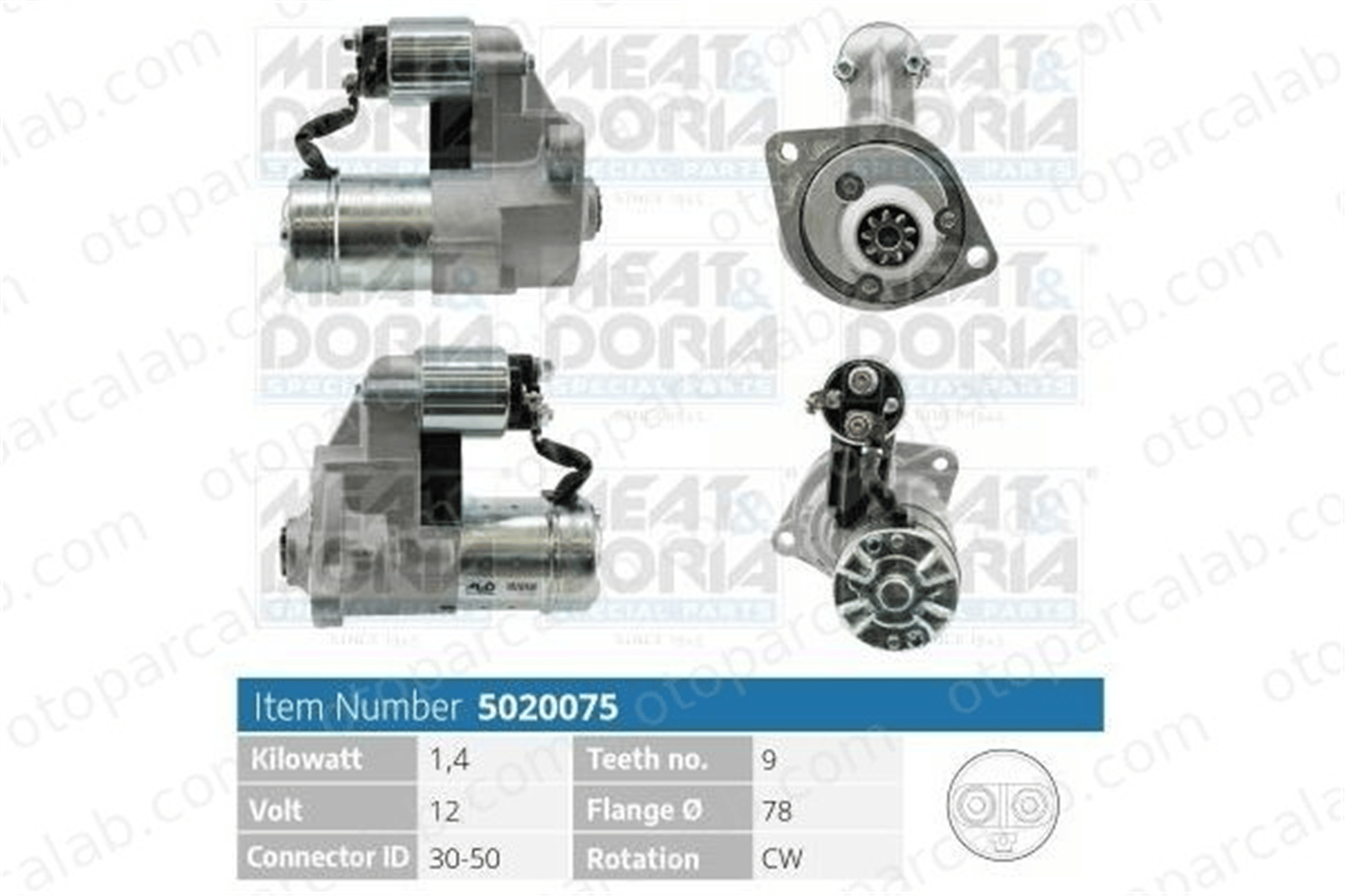 PSA ORJINAL 97133369 Marş Dinamosu OPEL COMBO Kasa/büyük limuzin CORSA A Hatchback 97133369 S114473