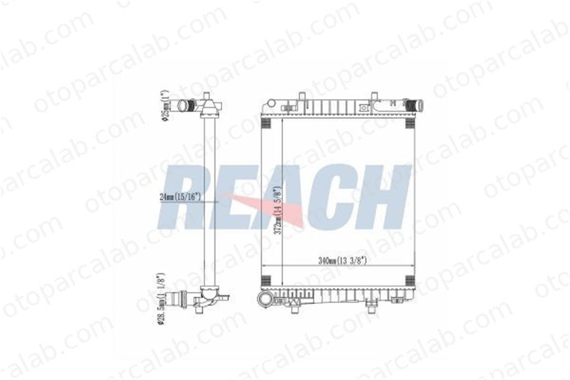 PSA ORJINAL B000622380 Su Radyatörü CITROËN C1 II PEUGEOT 108 B000622380 1611071280