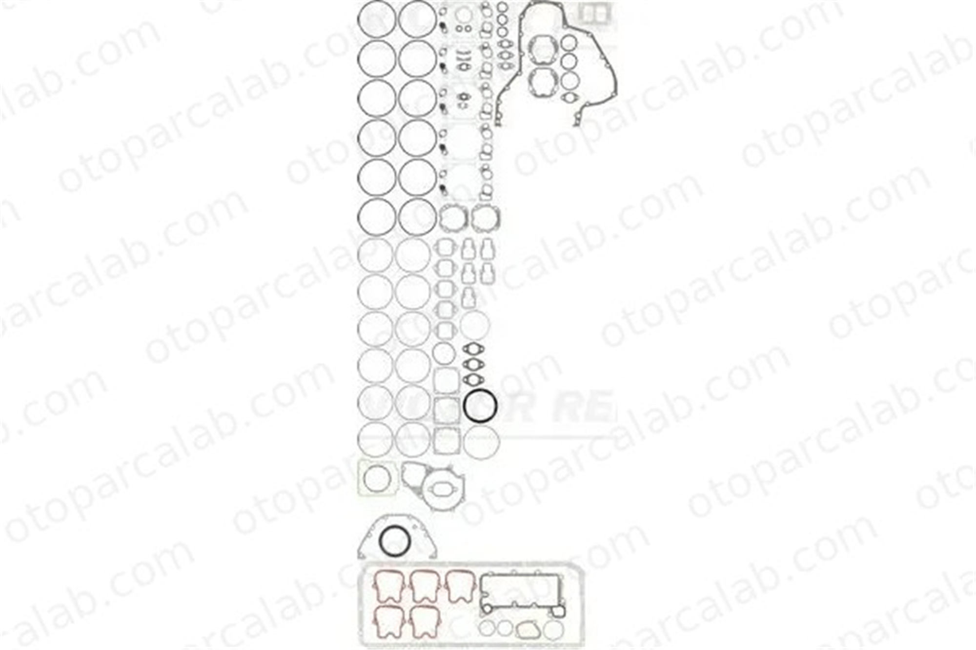 REINZ 01-25275-13 Takım Conta MAN F90 TGS I 12527513 01-25275-13