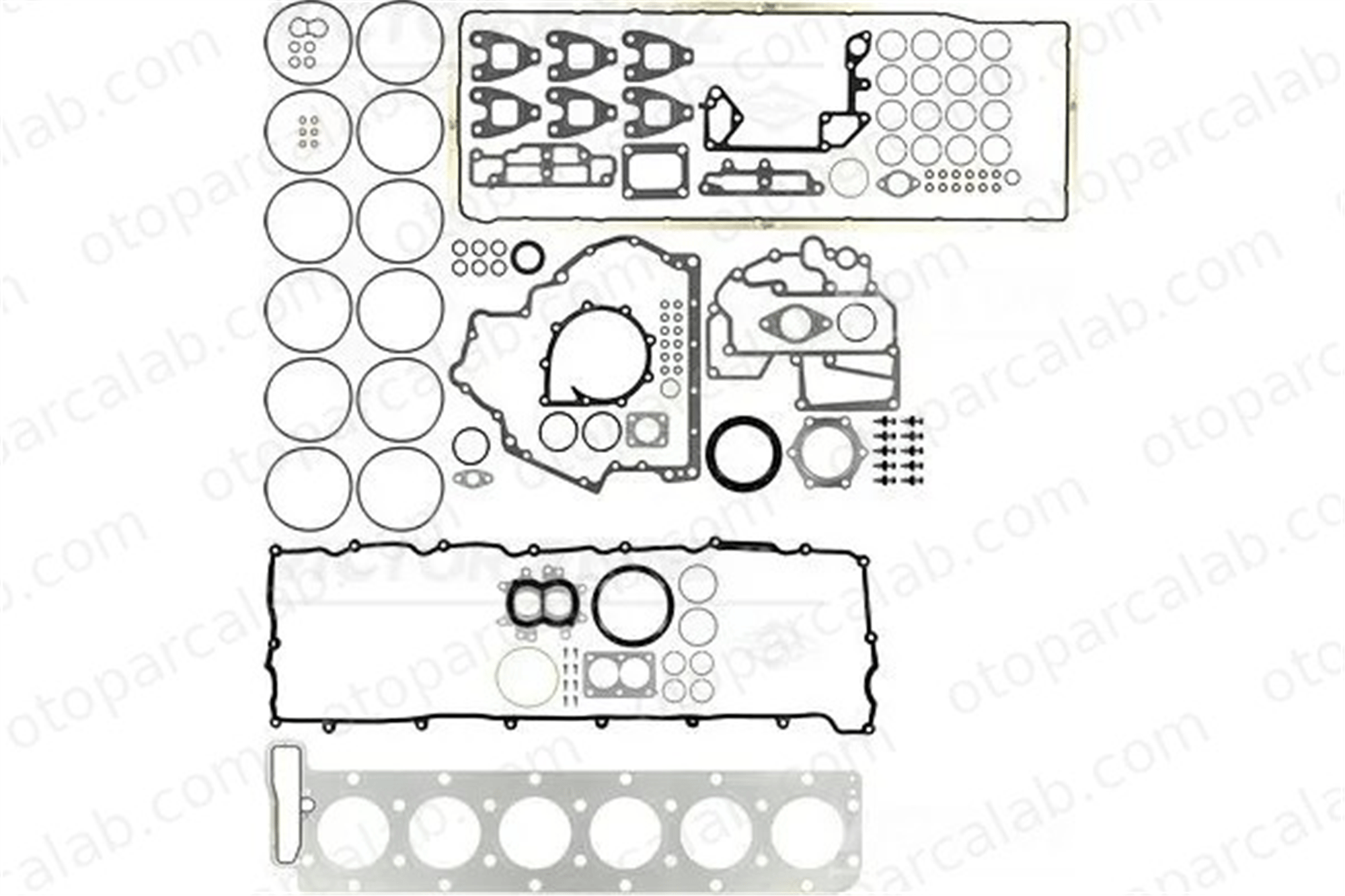 REINZ 01-37180-06 Takım Conta MAN F90 TGS I 13718006 01-37180-06