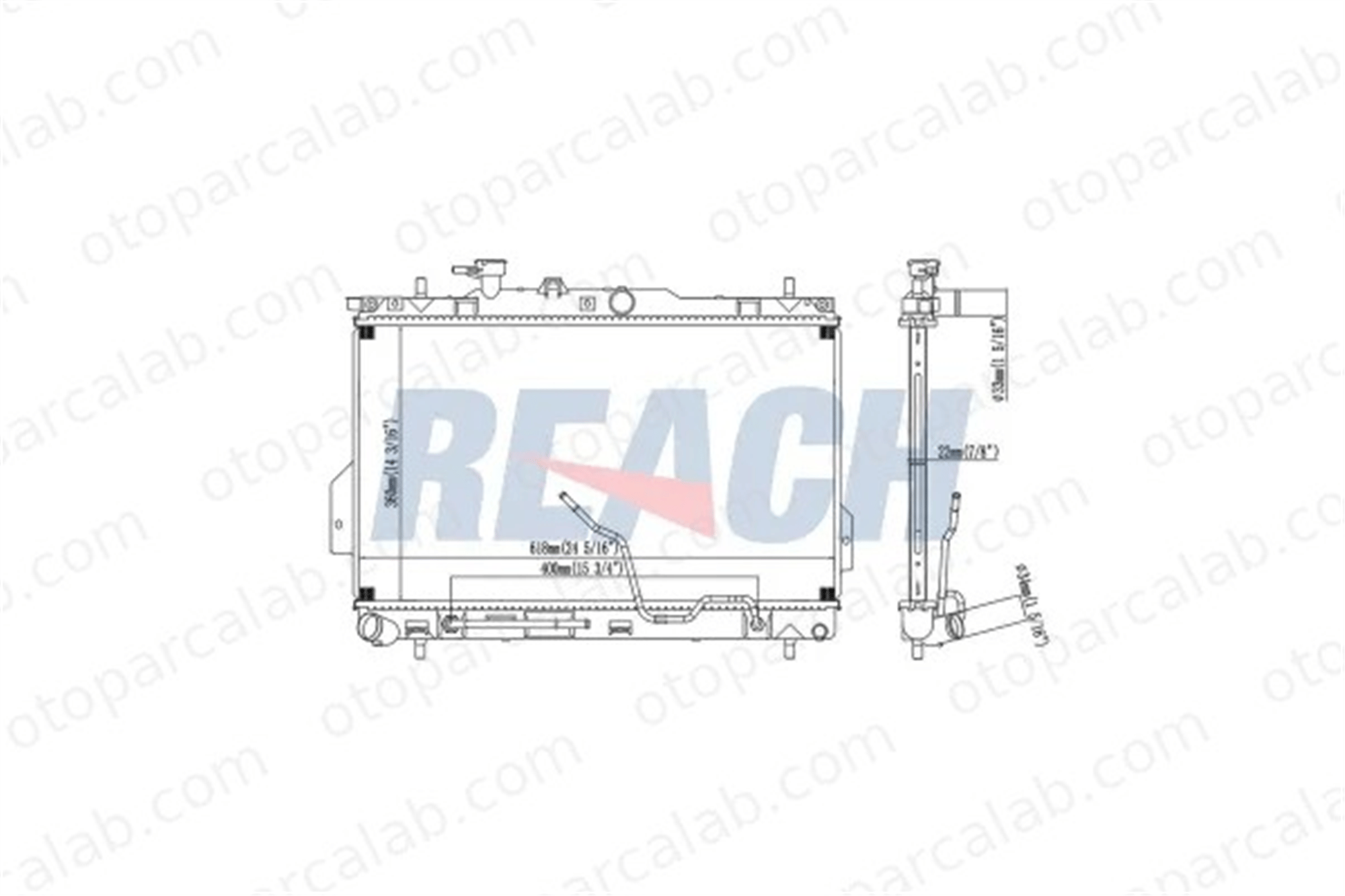 RENAULT ORJINAL 215596282R Su Radyatörü HYUNDAI MATRIX 2531017100 2531017101