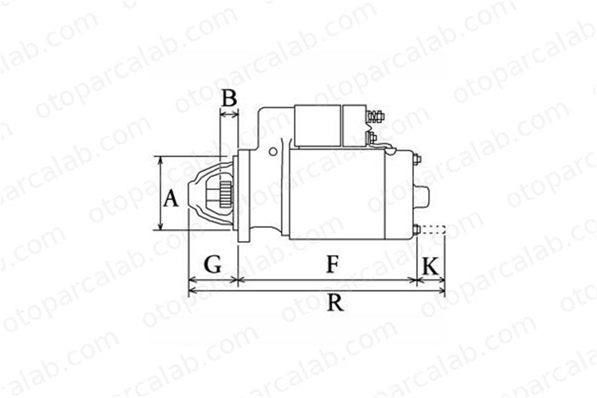 RENAULT ORJINAL 233007693R Marş Dinamosu DACIA DUSTER DOKKER MPV 233007693R M000TD1371
