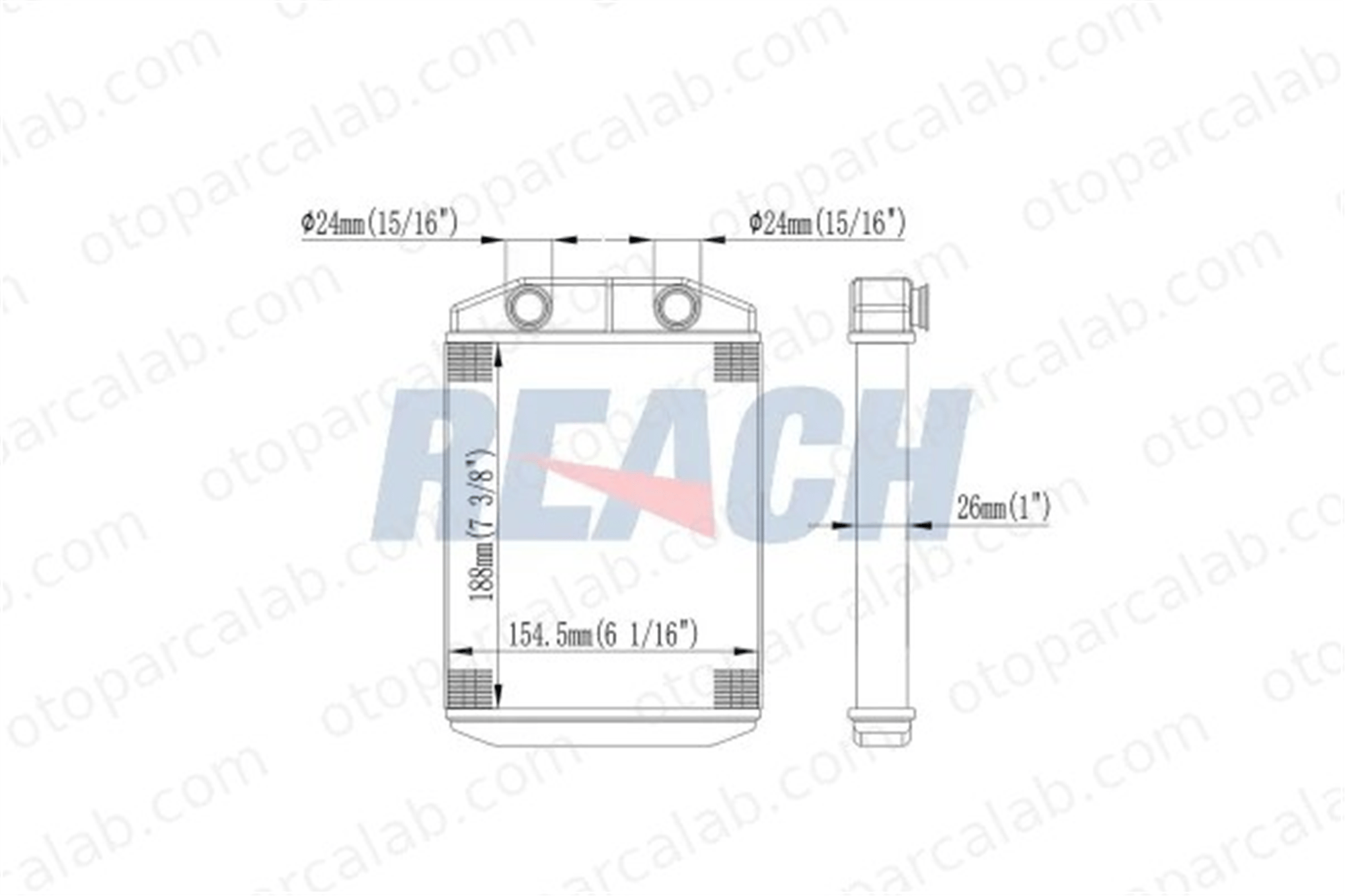 RENAULT ORJINAL 271154491R Kalorifer Radyatörü DACIA LODGY DOKKER Express Kasa/büyük limuzin 271154491R