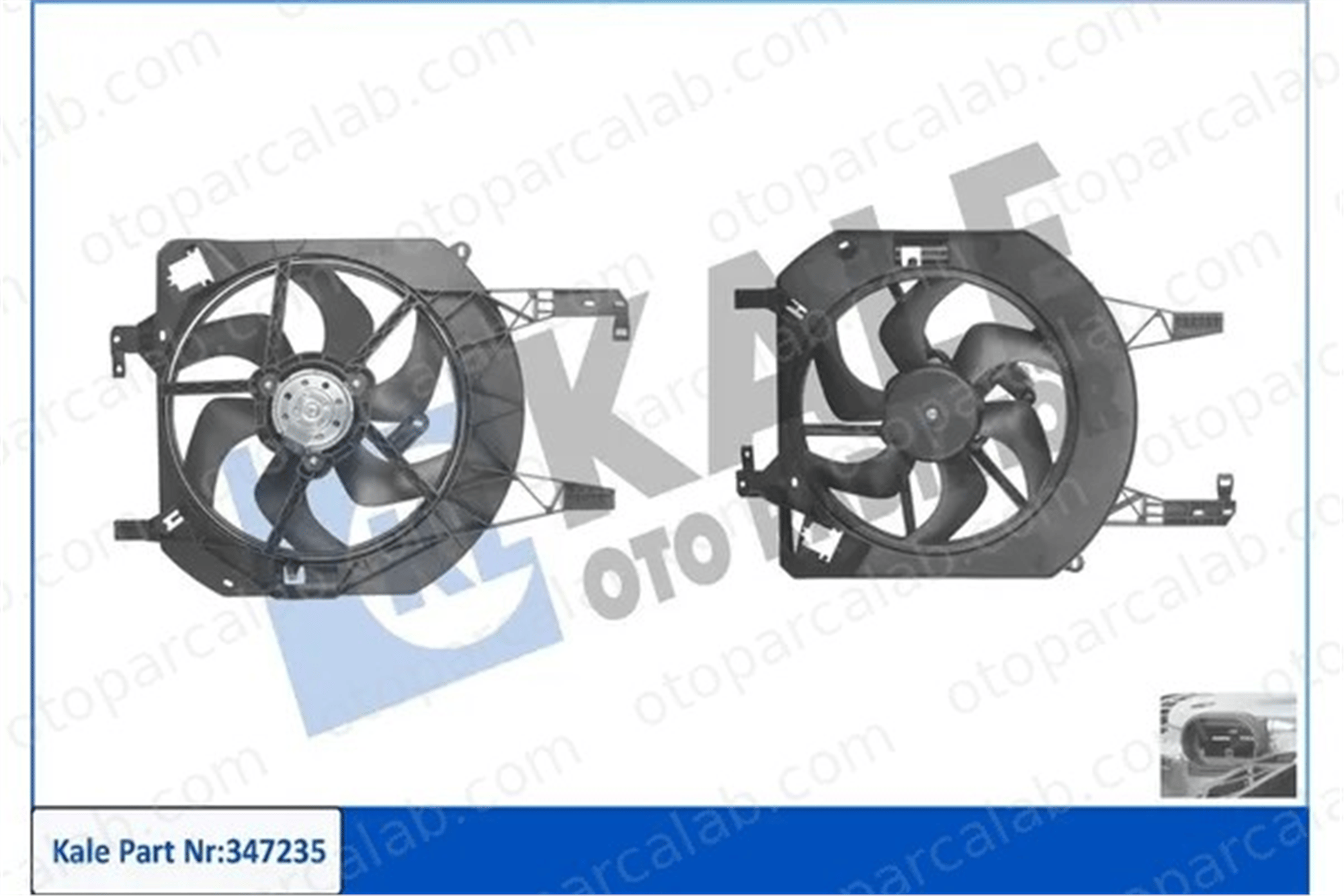 RENAULT ORJINAL 7701069897 Radyatör Fan ve Motoru RENAULT TRAFIC II Panelvan/Van OPEL VIVARO A Minibüs/Otobüs 7701069897 4408010