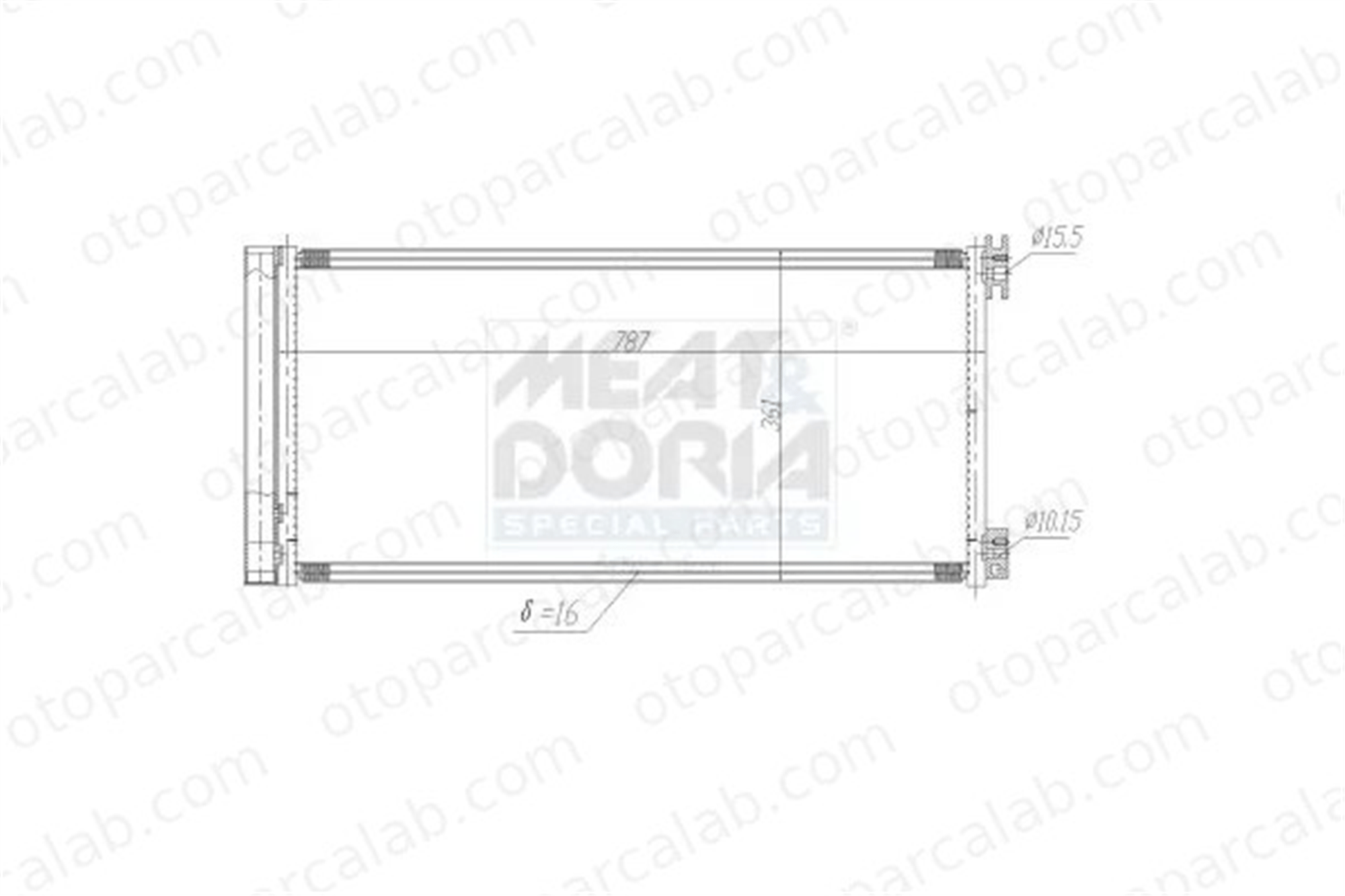 RENAULT ORJINAL 921008178R Klima Radyatörü RENAULT TRAFIC III Minibüs/Otobüs TRAFIC III Panelvan/Van 921008178R 4422250