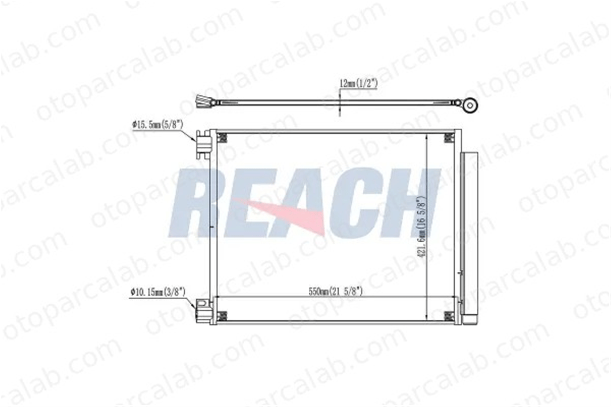 RENAULT ORJINAL 921008540R Klima Radyatörü RENAULT MEGANE IV Hatchback MEGANE IV Grandtour 921008540R 921001829R