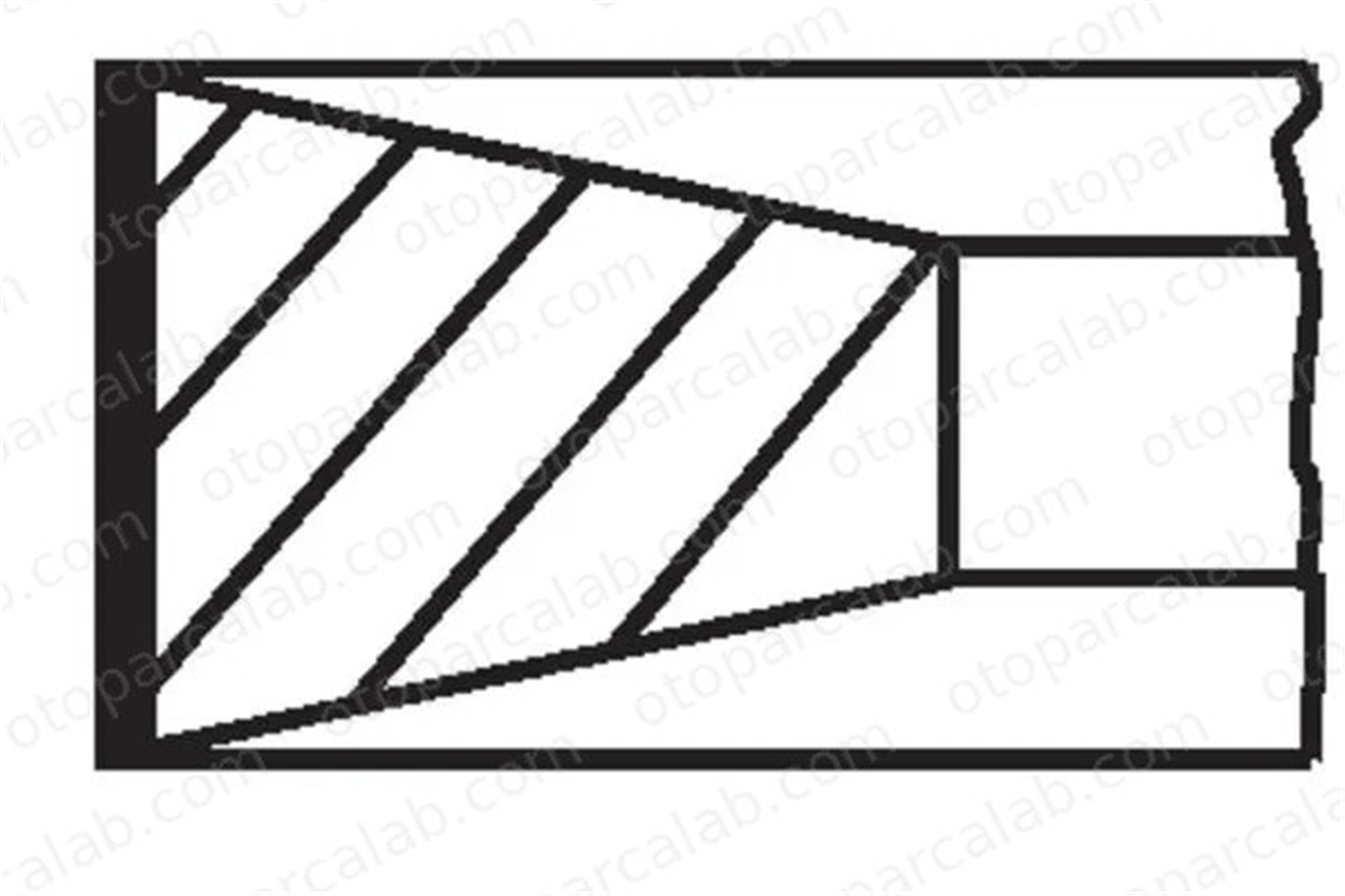 RIK 23540-000 Segman (76.01MM-STD) RENAULT 18 20 23540000 7701462255