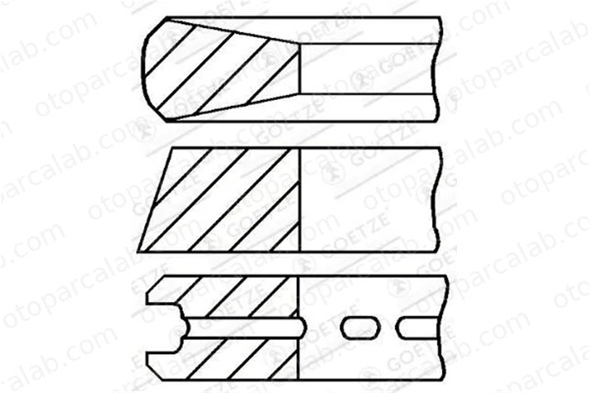 RIK 43160-000 Segman (84.80MM-STD) MAN F90 TGS I 43160000 51025030684