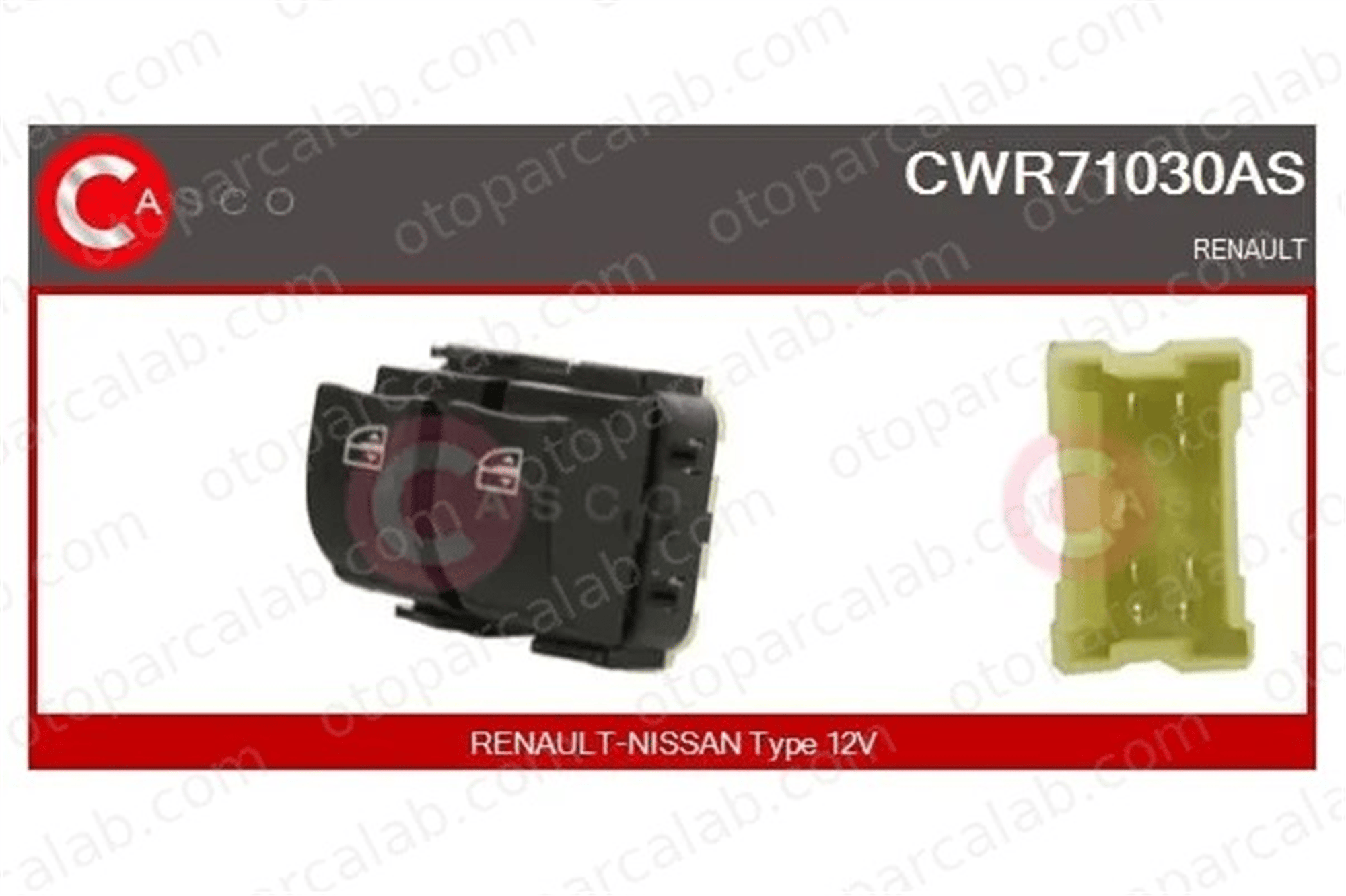 ROCKSWELL A023 Cam Açma Düğmesi Ön Sol RENAULT CLIO IV CLIO IV Grandtour 117873R 254118044R