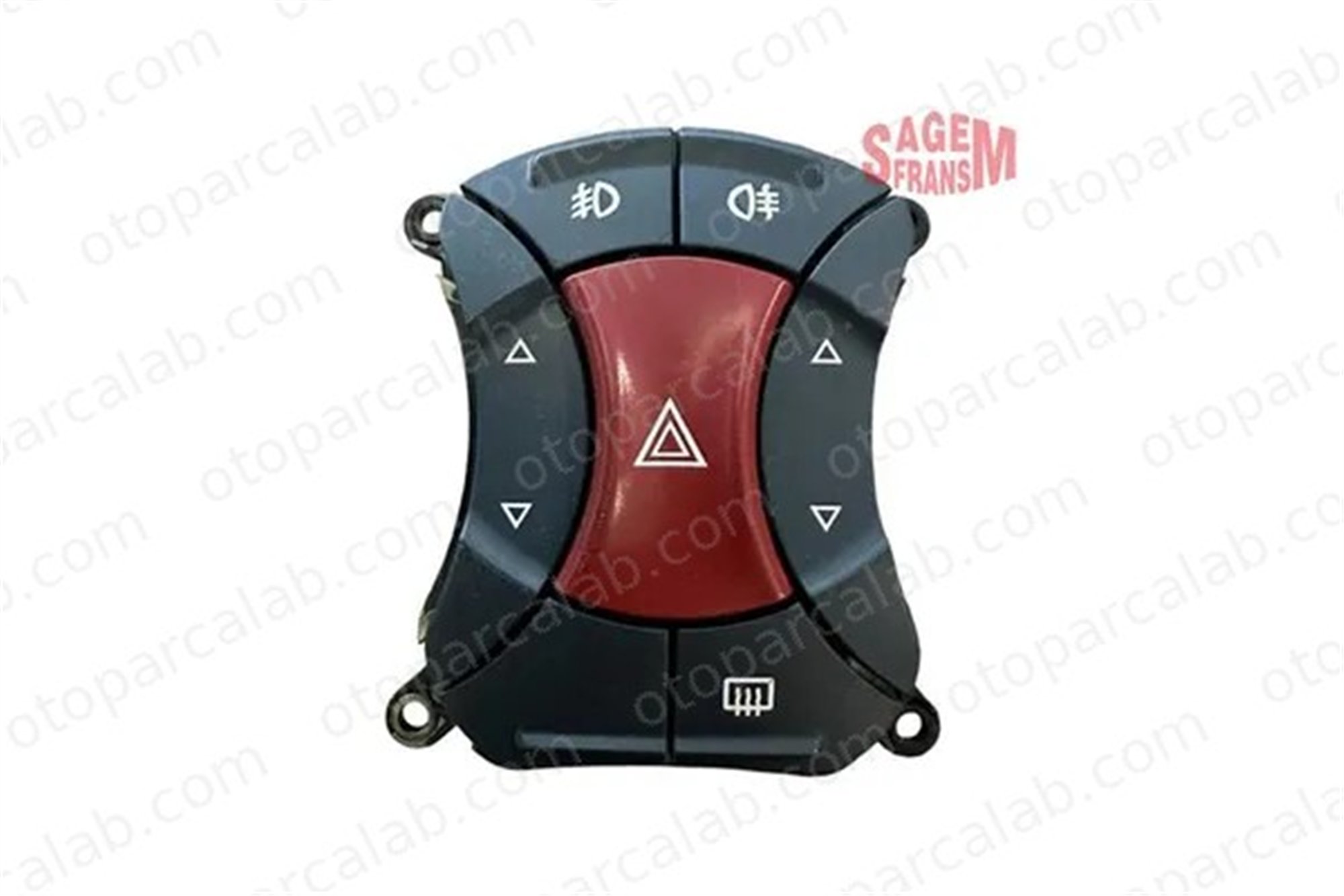 SAGEM 400128 Dörtlü Flaşör Düğmesi FIAT DOBLO Kasa/büyük limuzin DOBLO MPV 735297542
