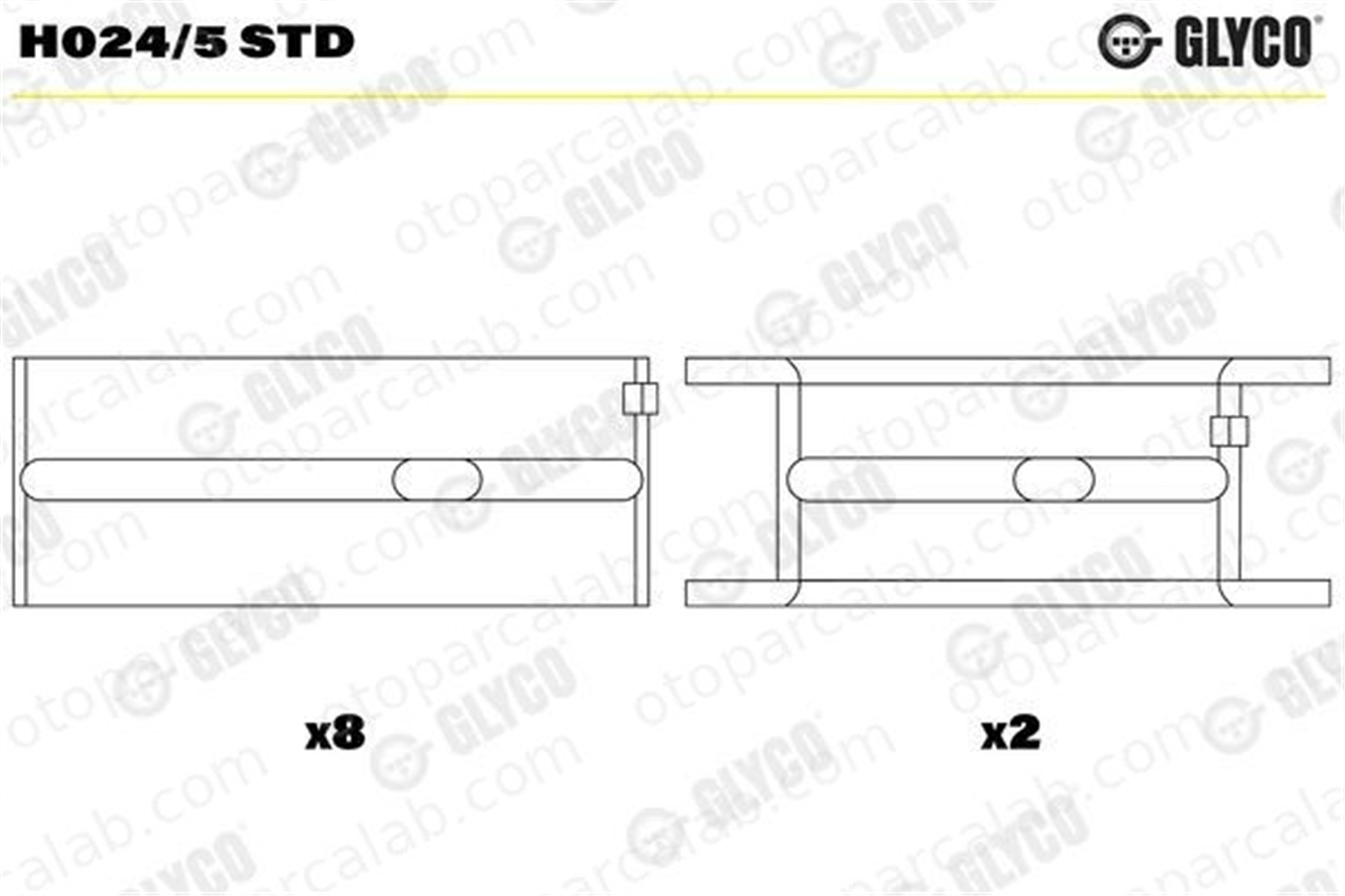 SAHIN AN 5329 STD Ana Yatak (STD) ŞAHİN AN 5329 STD VW POLO Coupe POLO II 26105561B 26105561C