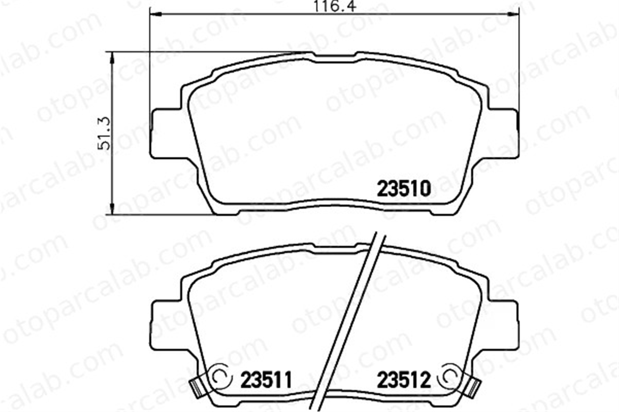 SANGSIN SP1232 Fren Disk Balata Ön TOYOTA COROLLA Station wagon YARIS VERSO 446517101 446552011