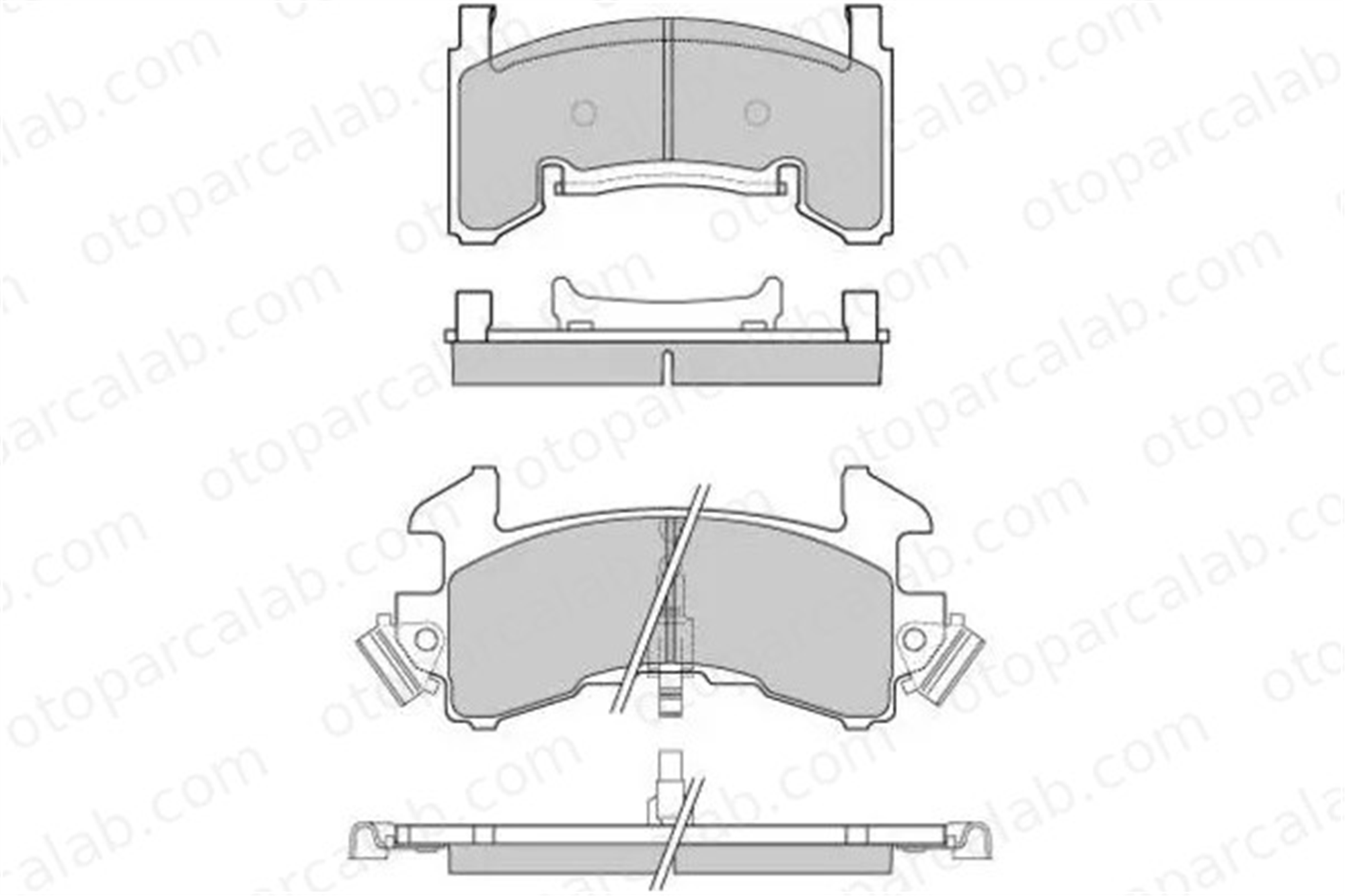 SANGSIN SP1279 Fren Disk Balata Ön CHEVROLET BLAZER S10 S10 Pick-up 18047809 12300227
