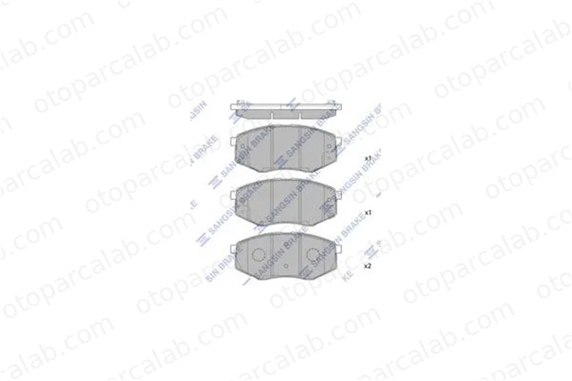SANGSIN SP1374 Fren Disk Balata Ön HYUNDAI ix20 581011KA00 581012SA00