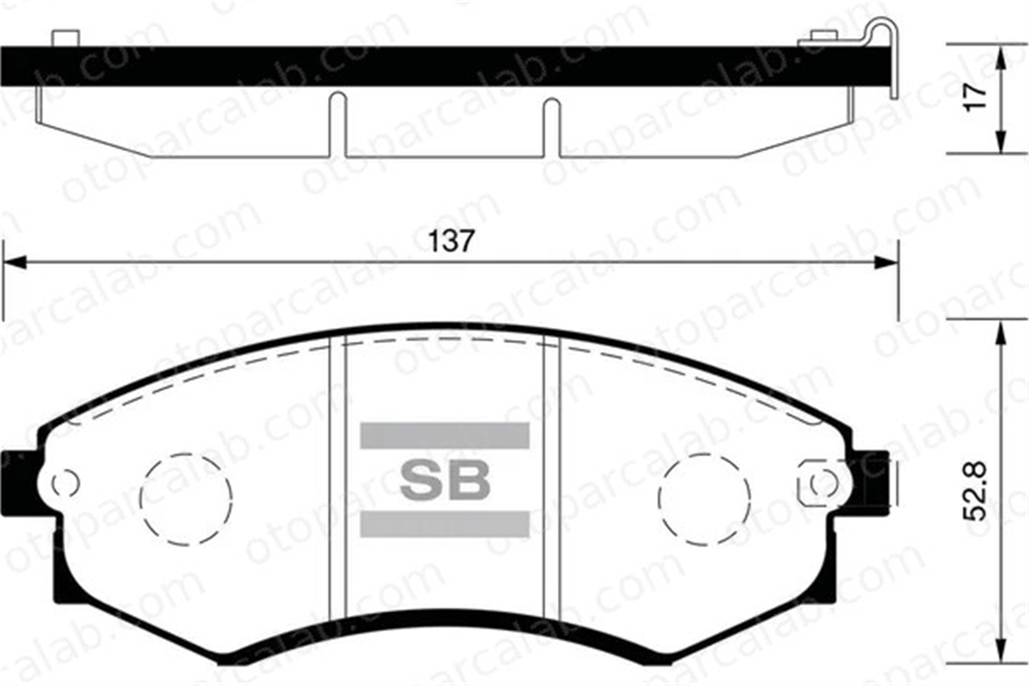 SANGSIN SP1487 Fren Disk Balata Arka NISSAN 350Z Coupe 350Z Roadster D40F0CD026 44060CD026