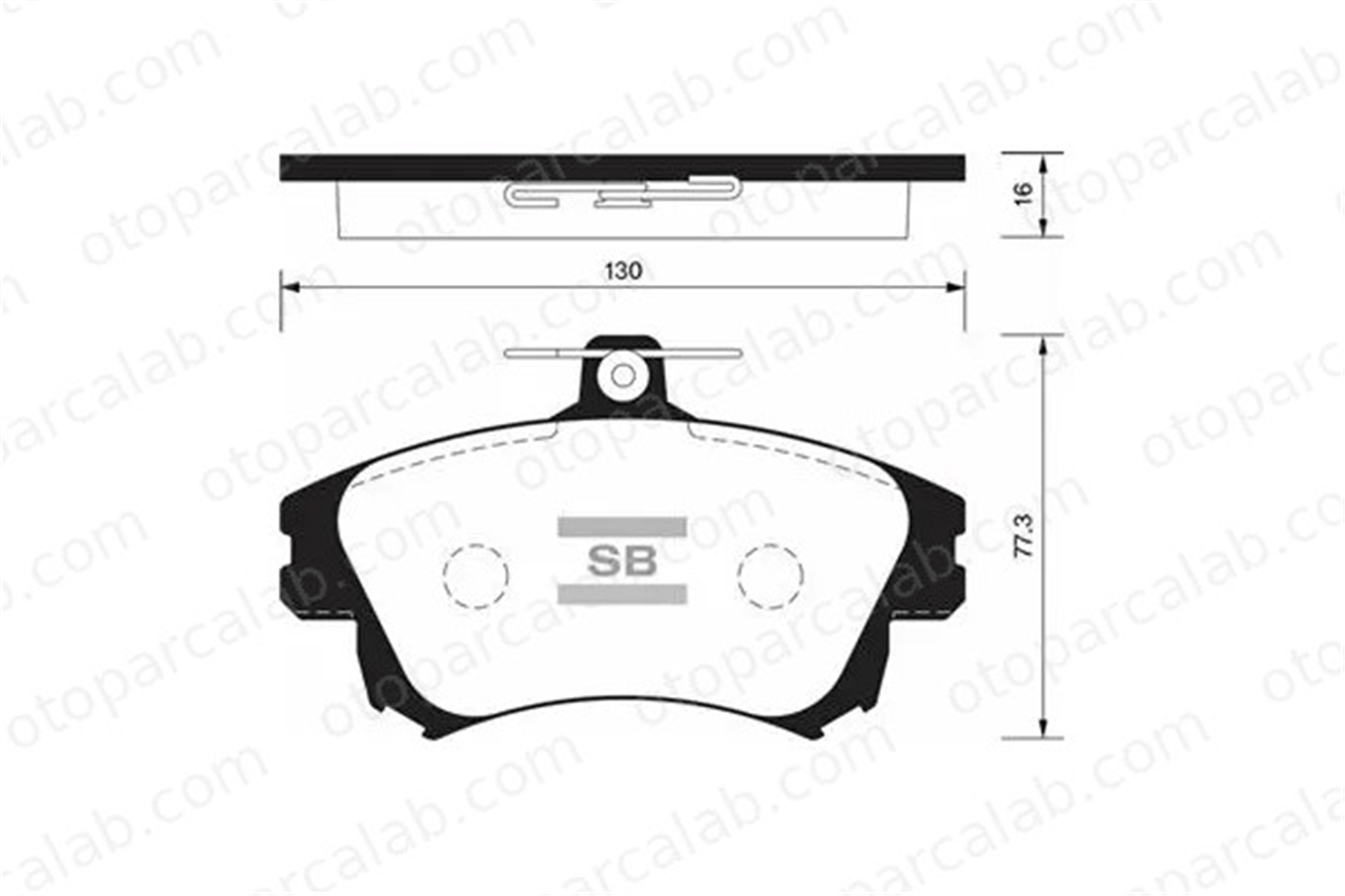 SANGSIN SP1530 Fren Disk Balata Ön VOLVO V40 Station wagon S40 I 30630612 30850976