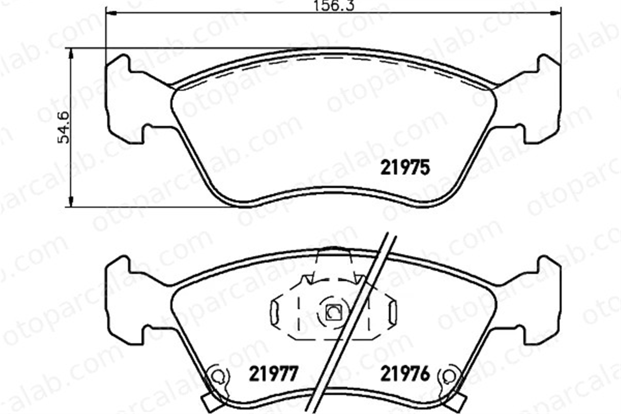 SANGSIN SP1597 Fren Disk Balata Ön TOYOTA AVENSIS AVENSIS Liftback 446505020 04465-05020