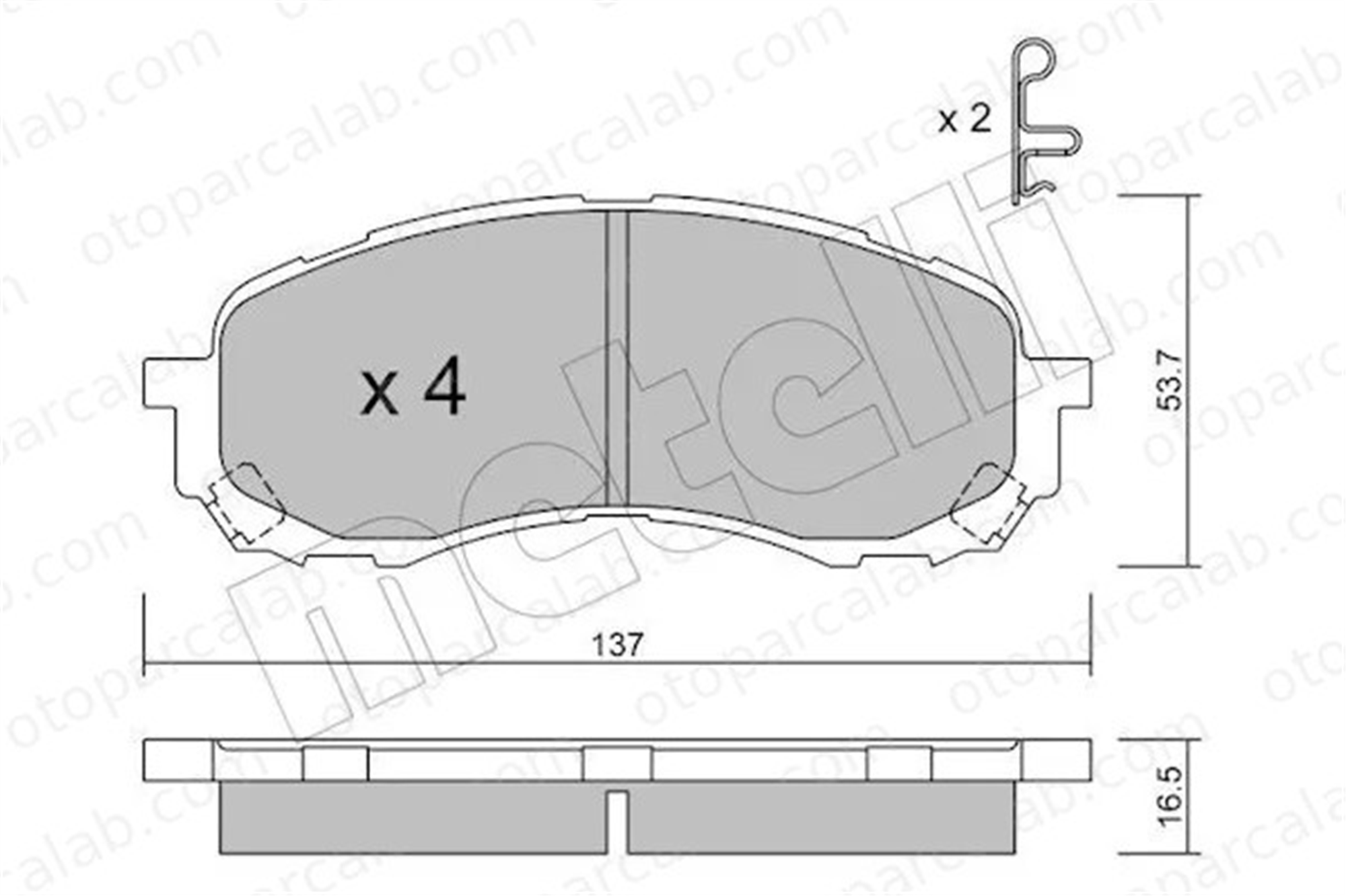 SANGSIN SP1629 Fren Disk Balata Ön SUBARU IMPREZA Sedan IMPREZA Station wagon 26296AE190 26296AE200