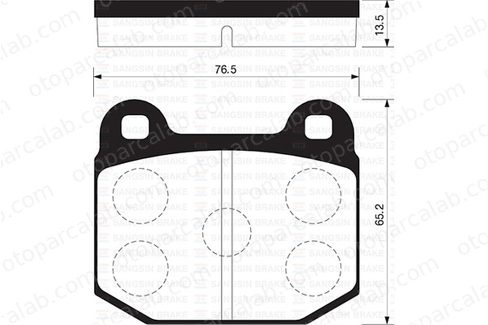 SANGSIN SP2121 Fren Disk Balata Ön LOTUS ELISE OPEL SPEEDSTER 4801292 9199058