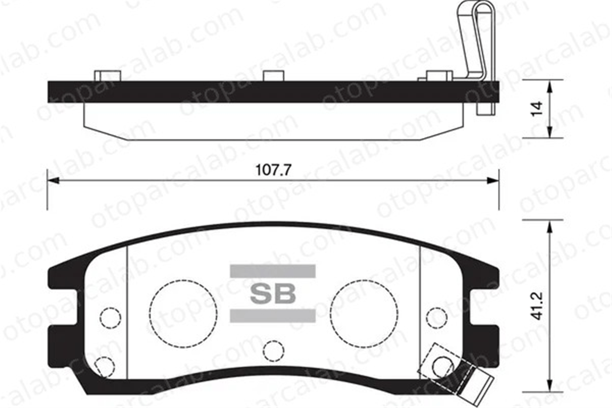 SANGSIN SP2185 Fren Disk Balata Ön DODGE JOURNEY FIAT FREEMONT 68068762AA 68029263AA