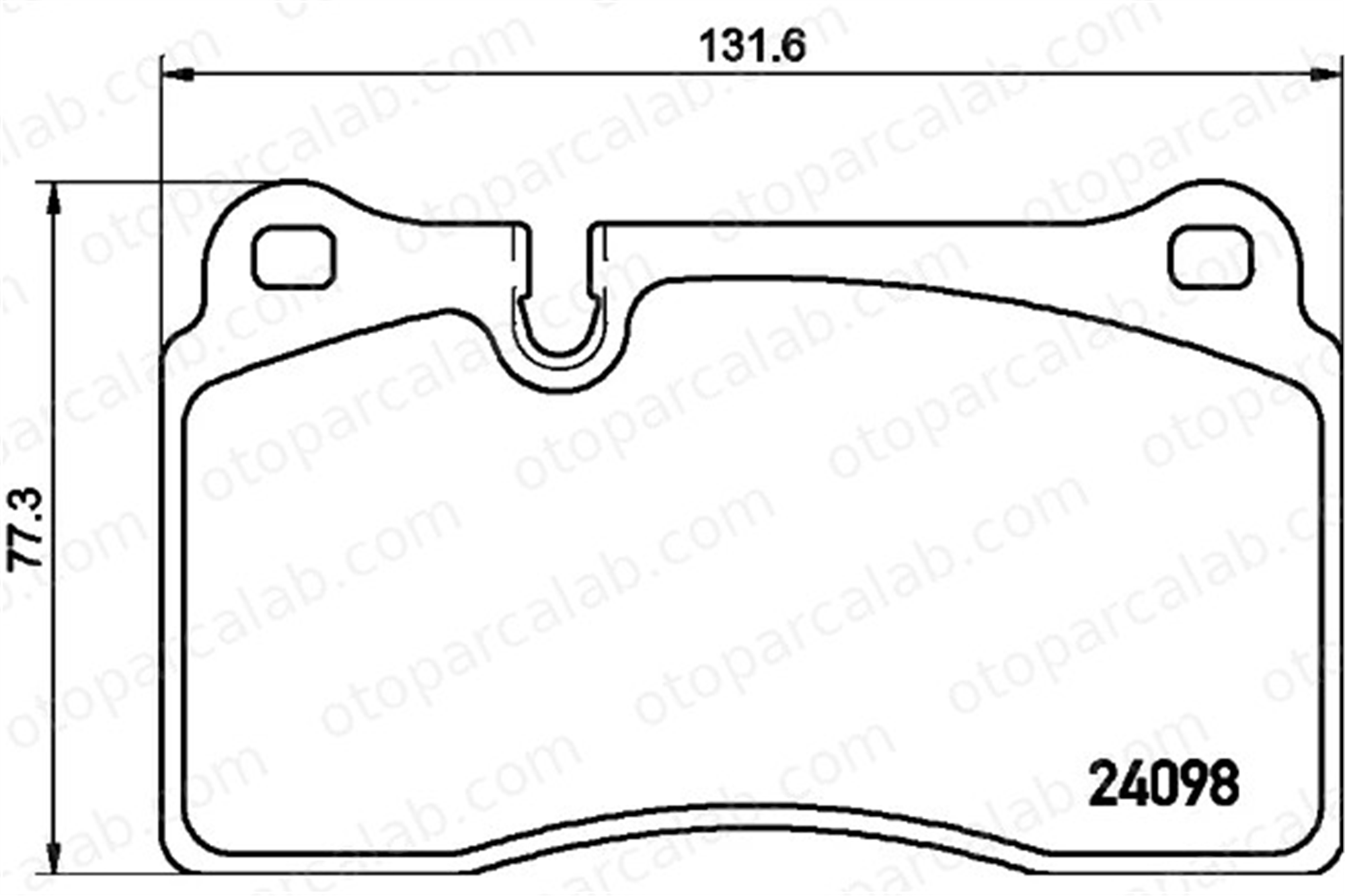 SANGSIN SP2231 Fren Disk Balata Ön VW TOUAREG SEAT ATECA 7L6698151E WVA24098