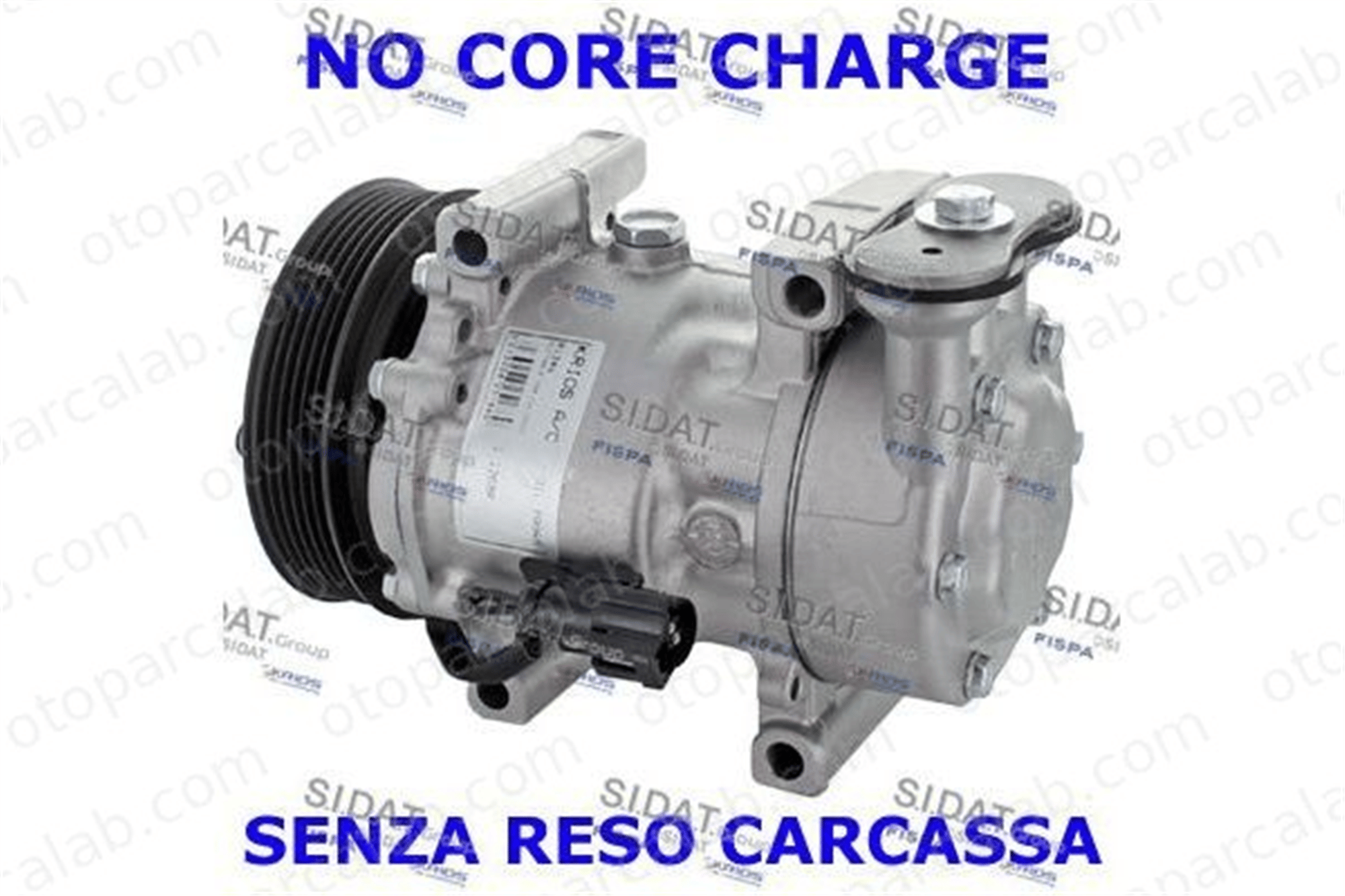 SIDAT 1.1268R Klima Kompresörü FORD FIESTA V FIESTA V Van 1321791 2S6119D629AF