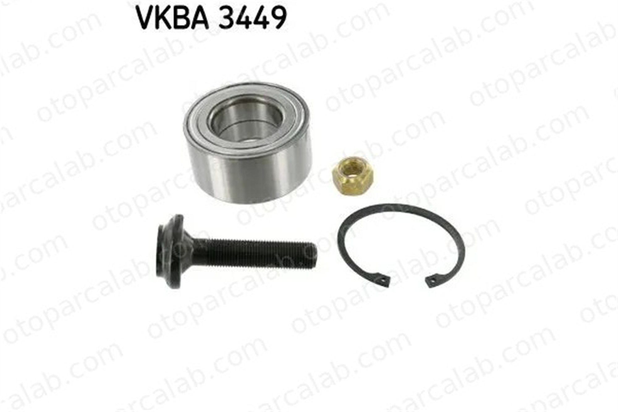 SKF VKBA 3449 Teker Rulmanı Ön veya Arka Sağ veya Sol VW SHARAN FORD GALAXY I 7MO498625 7M0498625