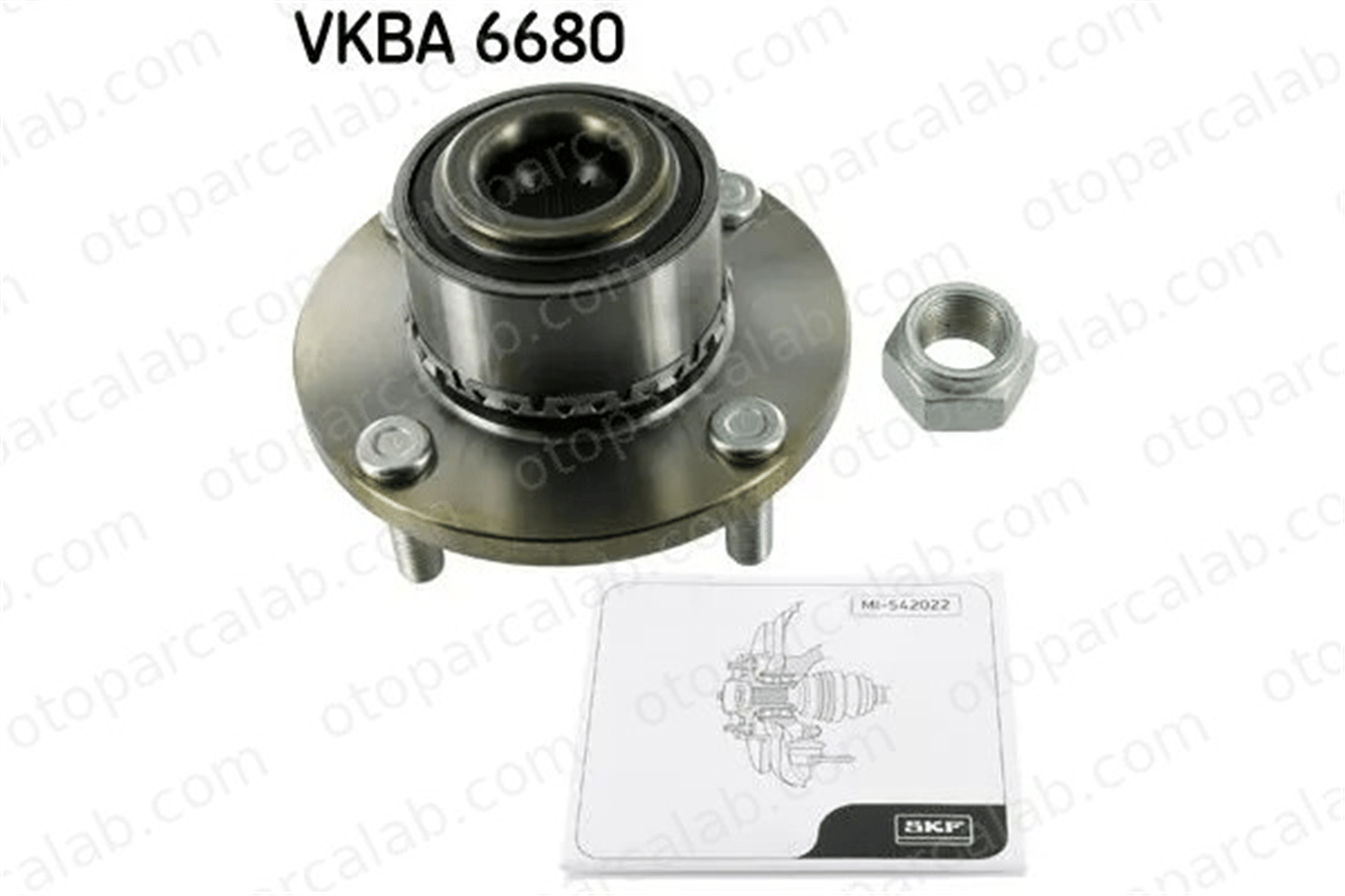 SKF VKBA 6680 Porya Ön Sağ veya Sol SMART FORFOUR MITSUBISHI COLT VI