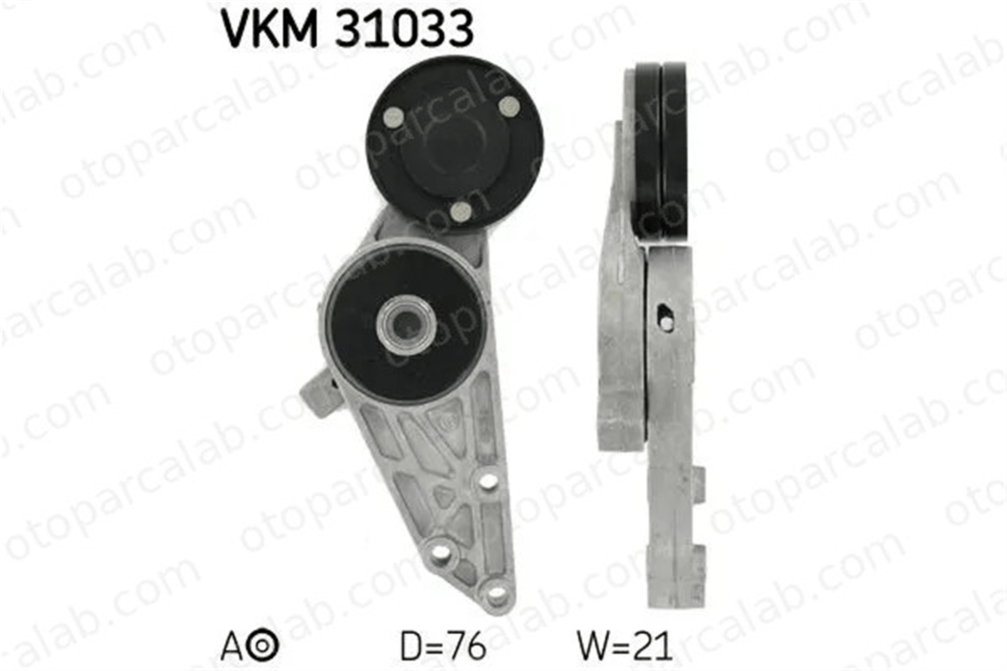 SKF VKM 31033 Vantilatör Kayış Gergi Rulmanı AUDI A6 C5 Avant VW PASSAT B5 28903315M 028903315M