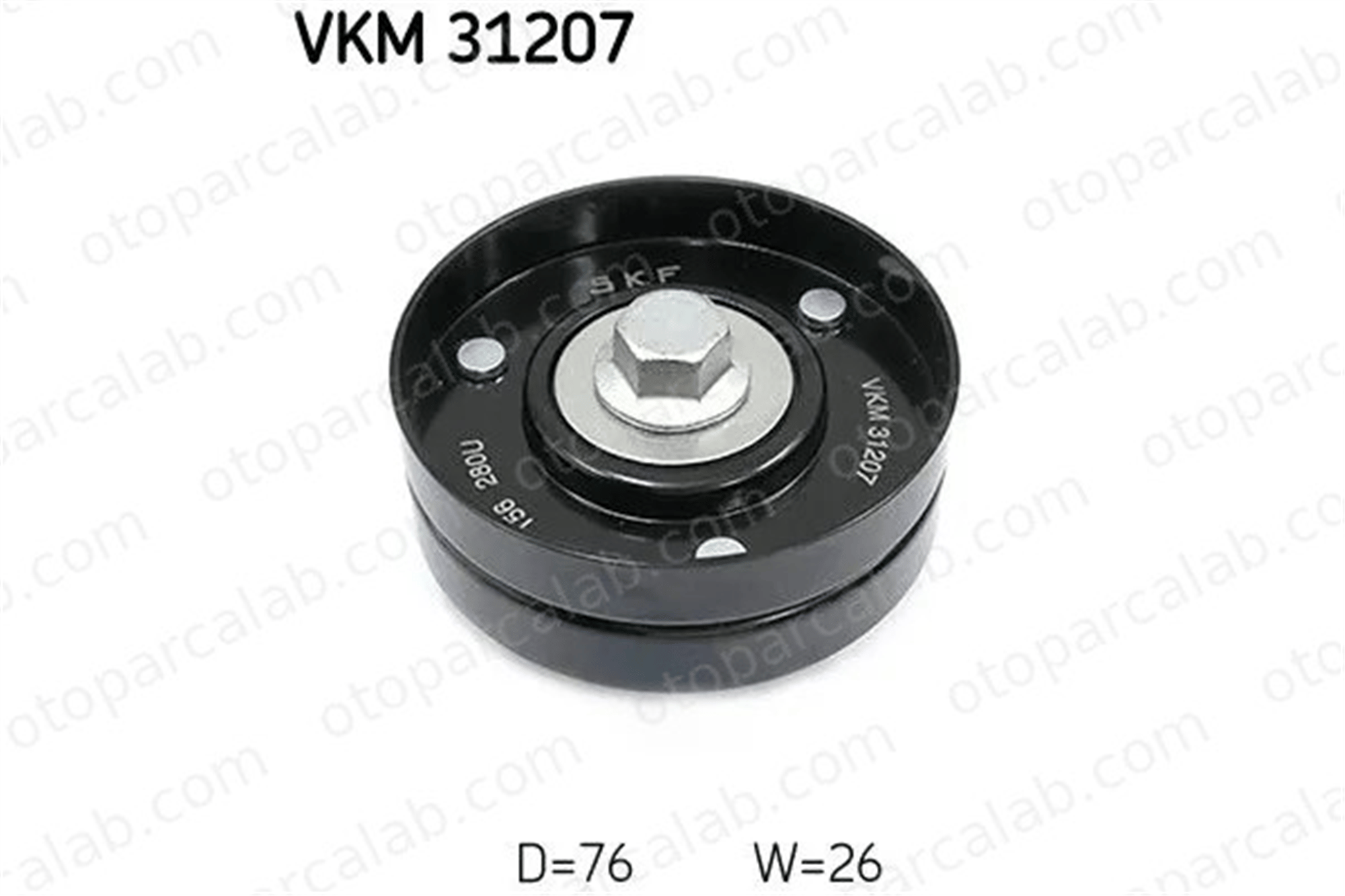 SKF VKM 31207 Vantilatör Kayış Gergi Rulmanı VW BORA I BORA Variant 32145276 032145276