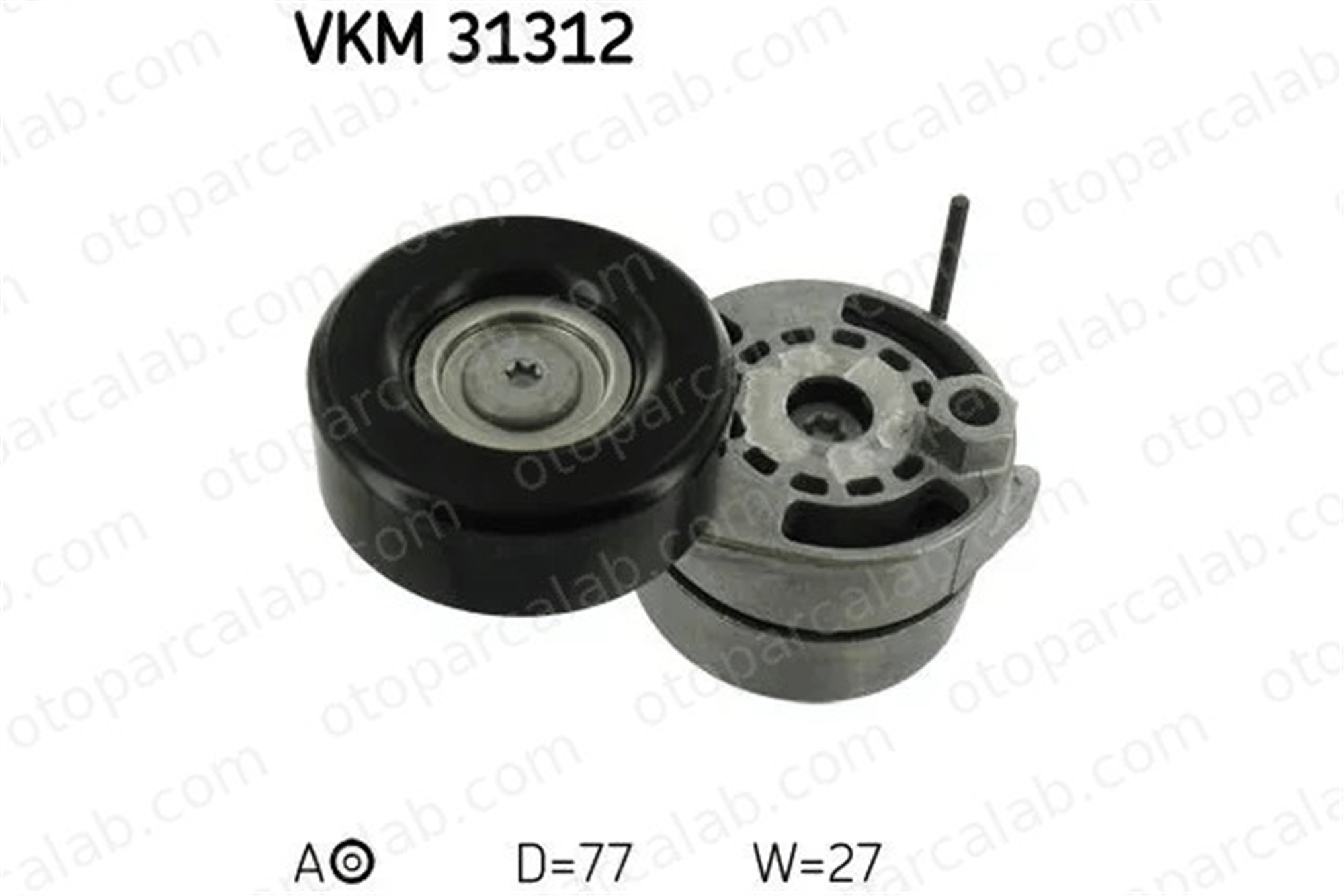 SKF VKM 31312 Vantilatör Kayış Gergi Rulmanı AUDI A6 C6 Avant A6 C6 VKM31312 6E903133A