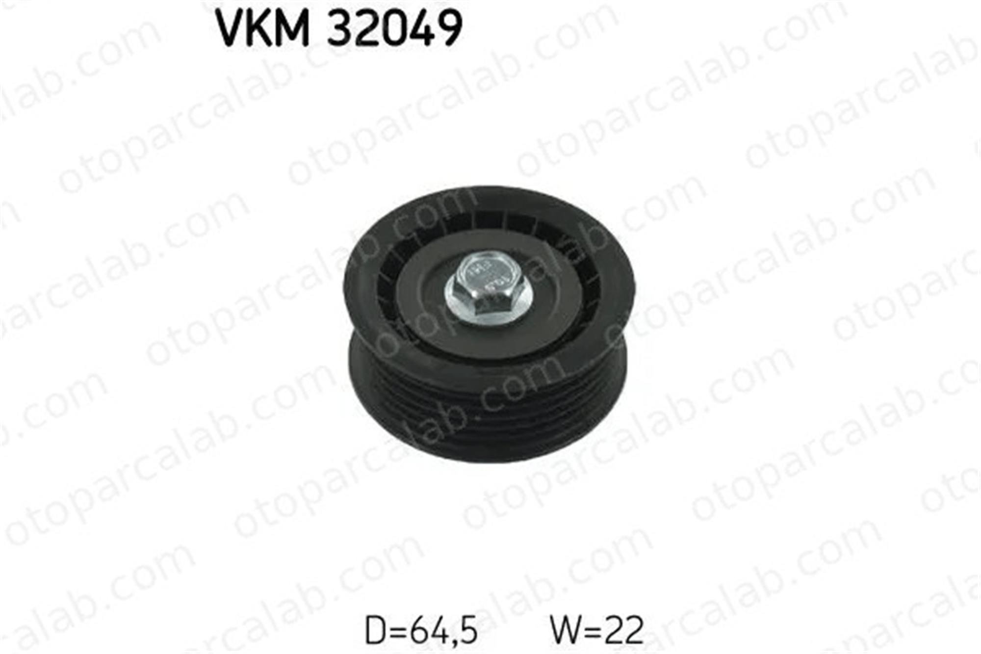 SKF VKM 32049 Vantilatör Kayış Gergi Rulmanı SAAB 9-3 9-3 Station wagon 55190812 51758384