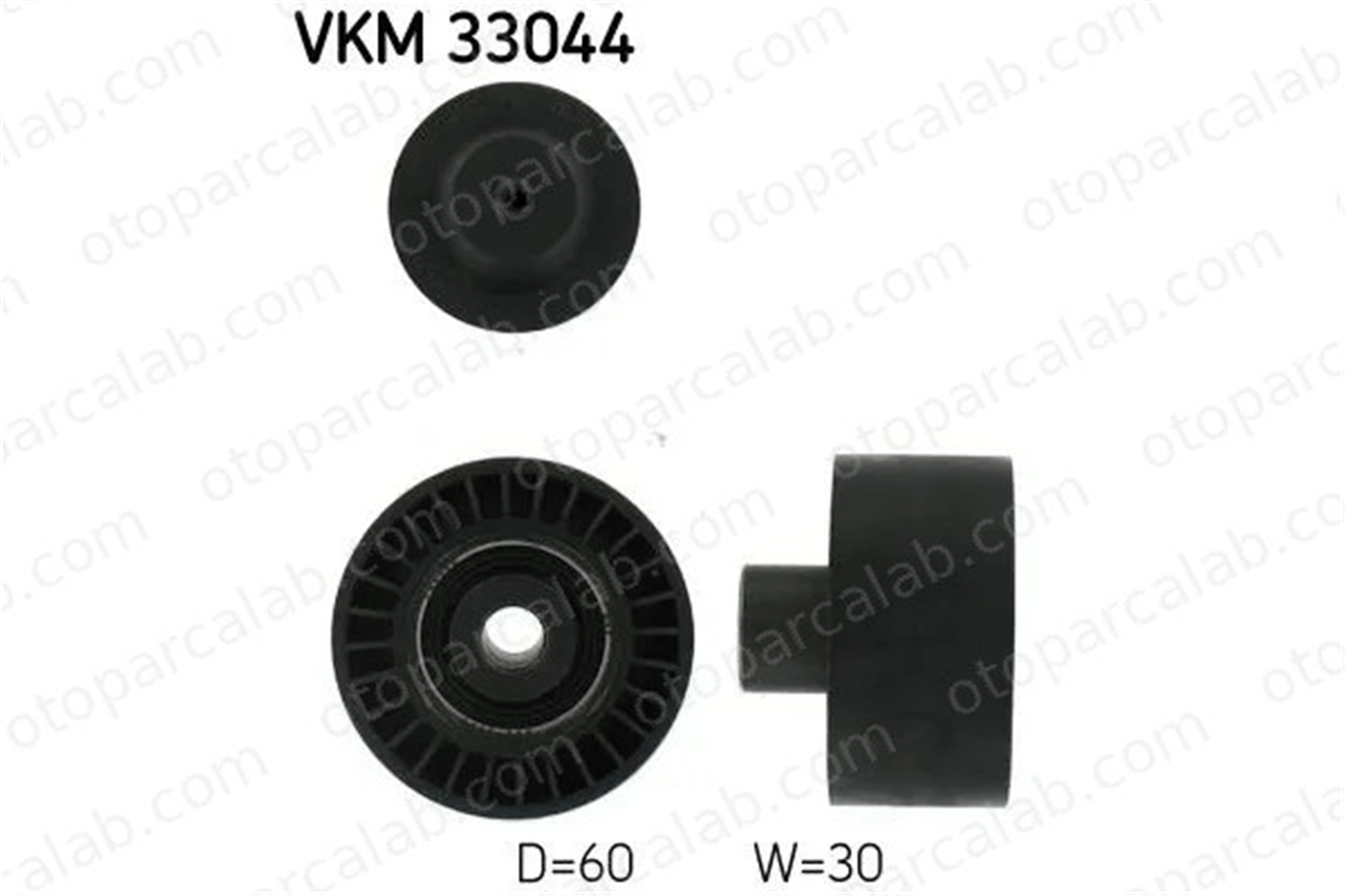 SKF VKM 33044 Vantilatör Kayış Gergi Rulmanı CITROËN C3 I FORD FIESTA VI 2S6119A216BC 1613838080