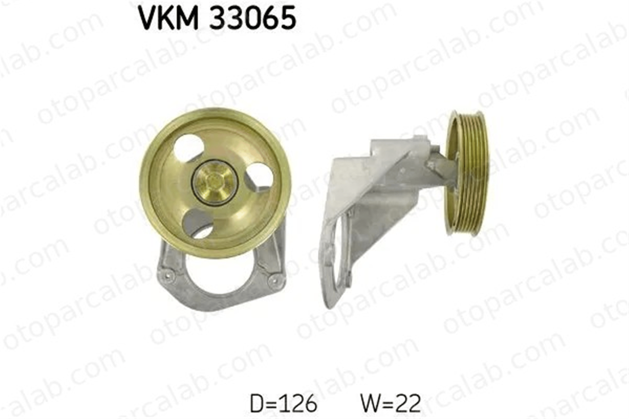 SKF VKM 33065 Vantilatör Kayış Gergi Rulmanı CITROËN C4 I C4 Coupe 1628WA