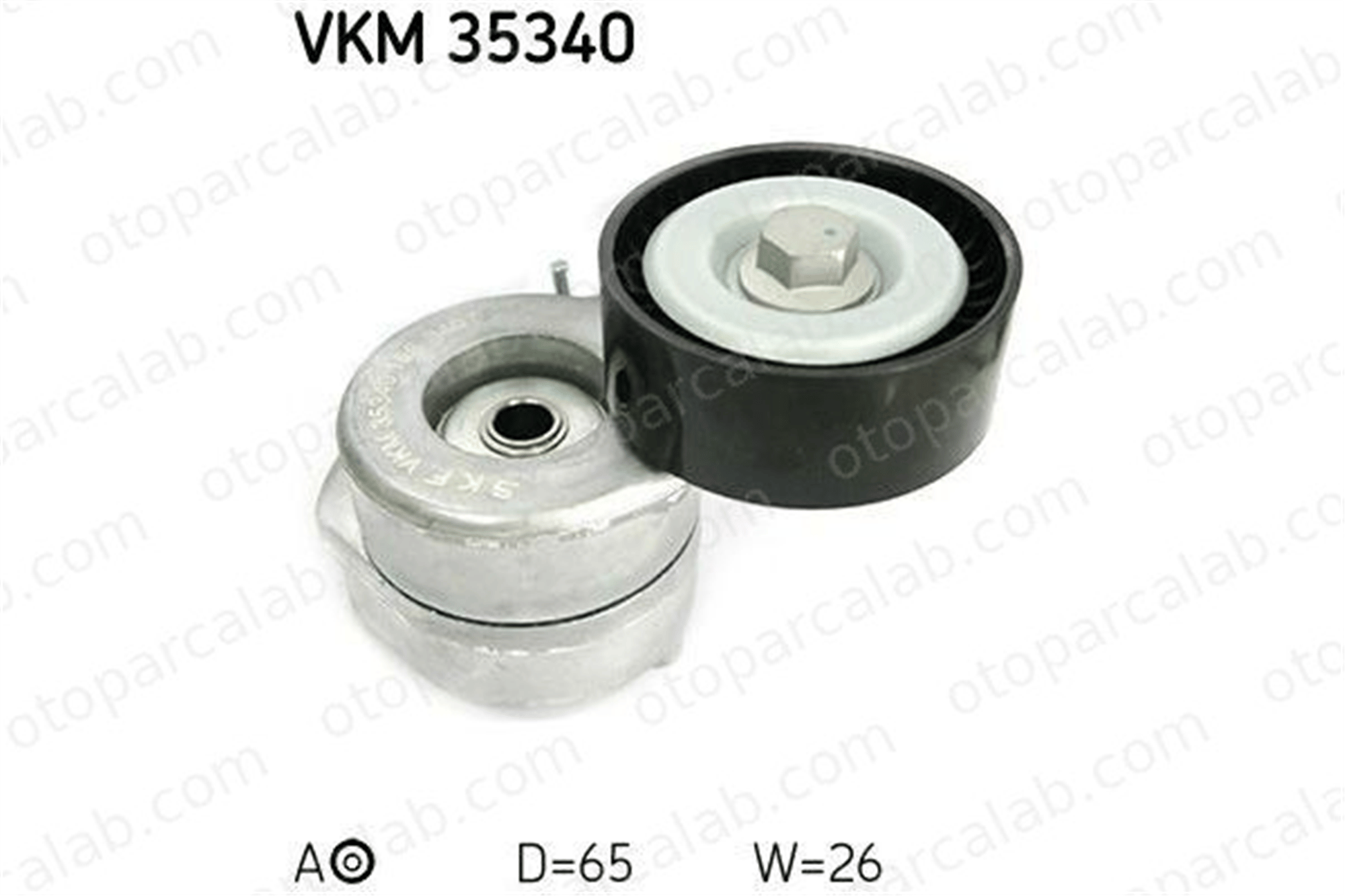 SKF VKM 35340 Vantilatör Kayış Gergi Rulmanı FIAT PUNTO EVO OPEL CORSA D 1754085E00 55574238