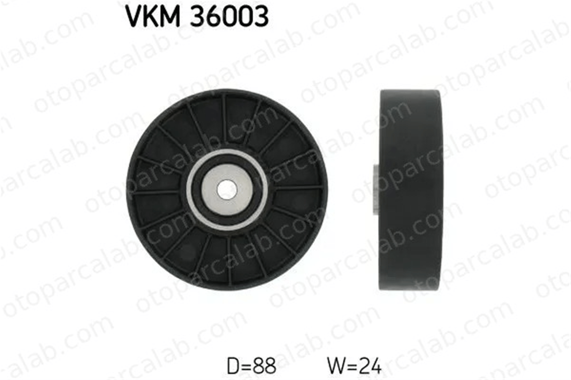 SKF VKM 36003 Vantilatör Kayış Gergi Rulmanı VOLVO S70 V70 I 7439146139 9146139