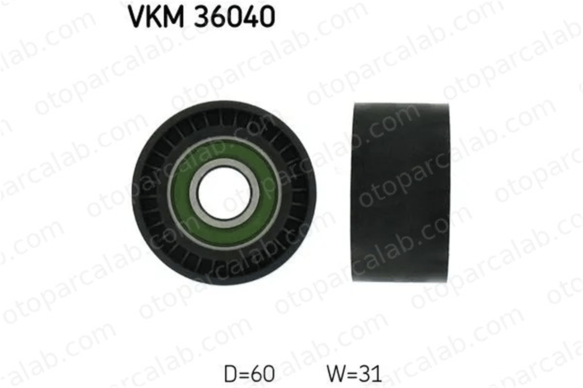 SKF VKM 36040 Vantilatör Kayış Gergi Rulmanı RENAULT LAGUNA II Grandtour LAGUNA II 8200071404 MW31303117