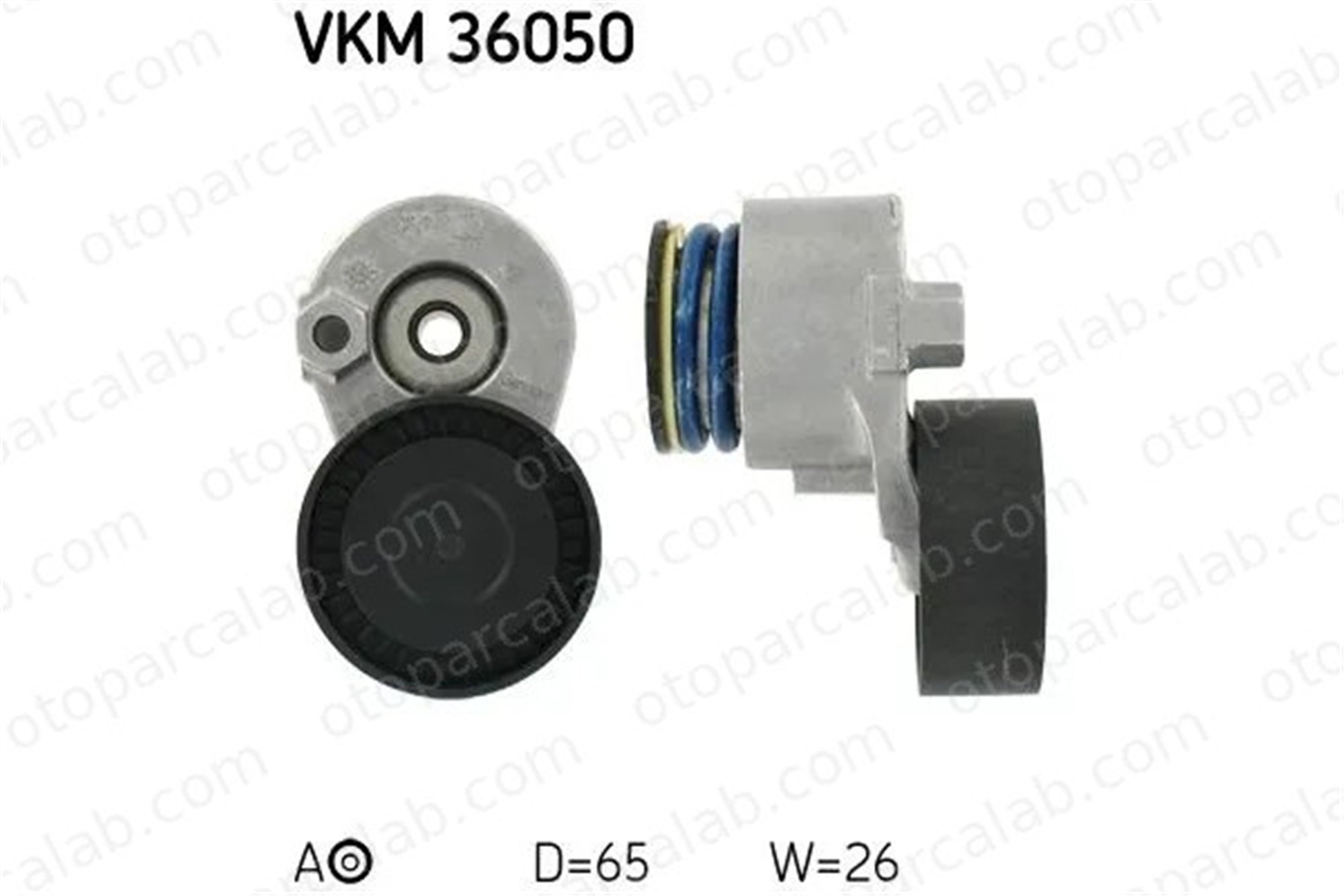 SKF VKM 36050 Vantilatör Kayış Gergi Rulmanı NISSAN MICRA III ALMERA II 8200048486 1195500QAG