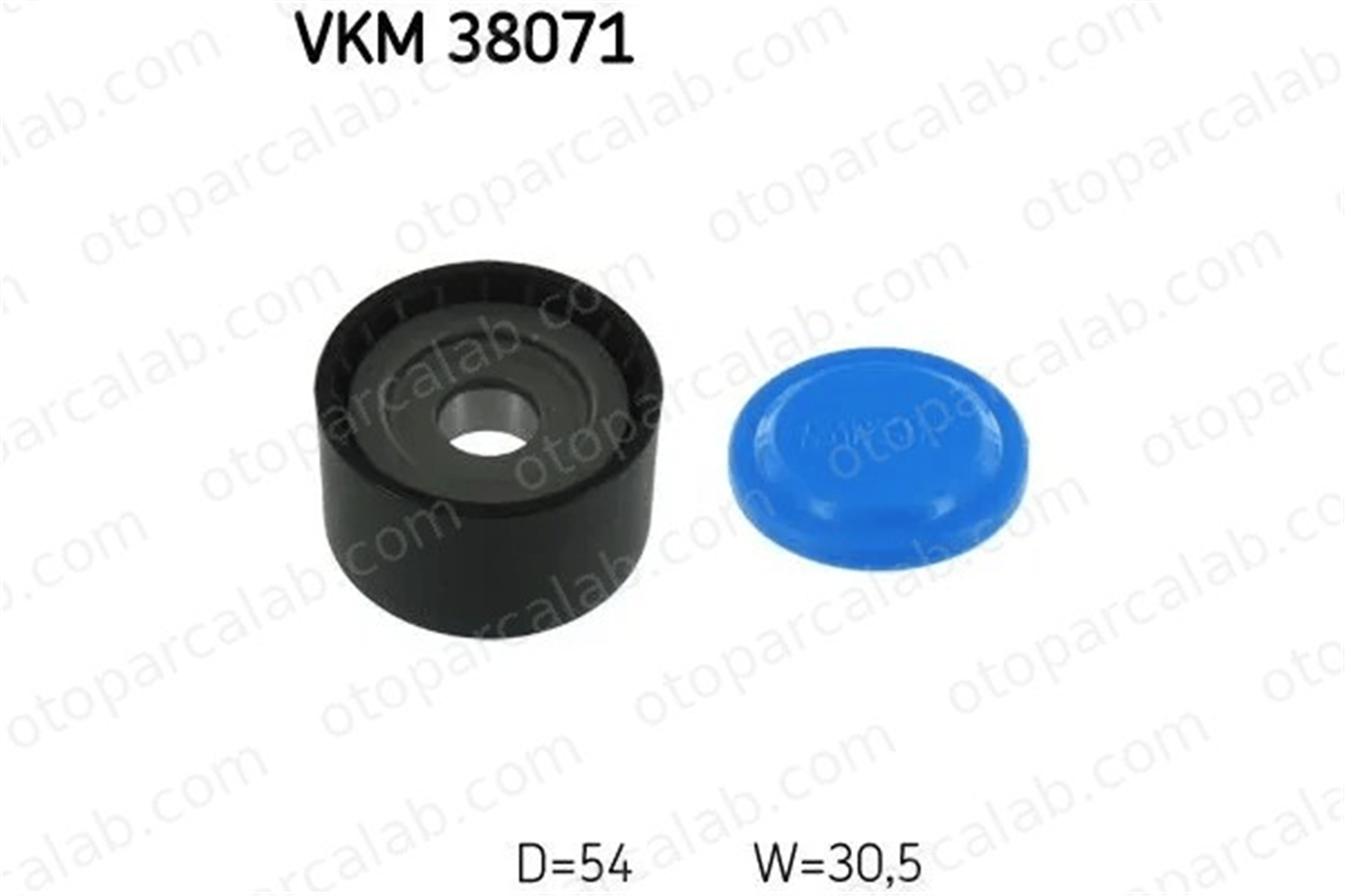 SKF VKM 38071 Vantilatör Kayış Gergi Rulmanı MERCEDES-BENZ E-SERISI E-SERISI T-Model A6422001070 68018072AA