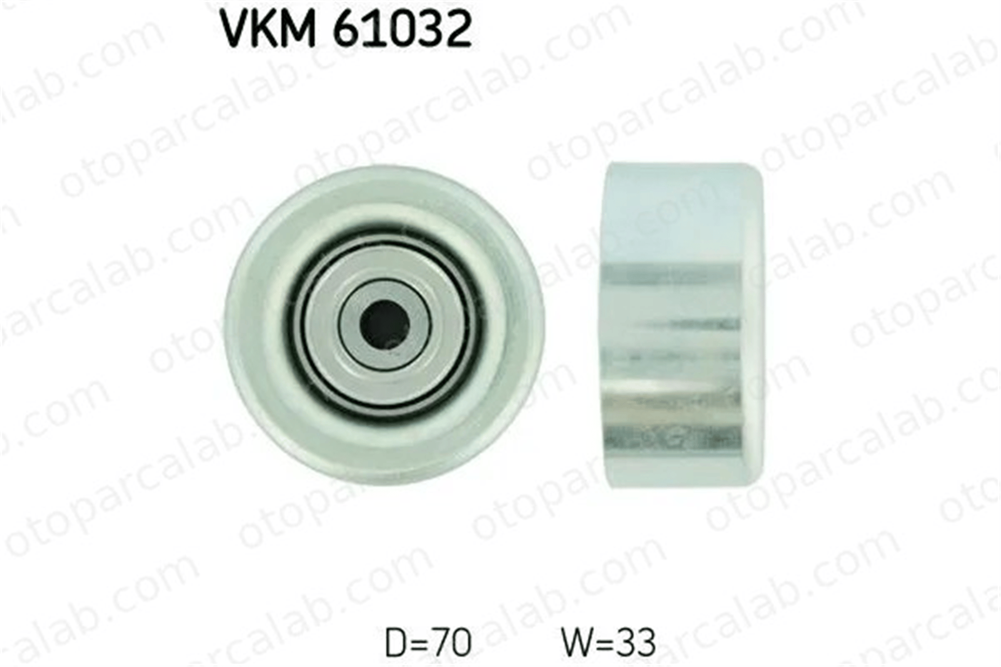 SKF VKM 61032 Vantilatör Kayış Gergi Rulmanı TOYOTA HILUX VIII Pick-up LAND CRUISER PRADO 166030C013 166030C010