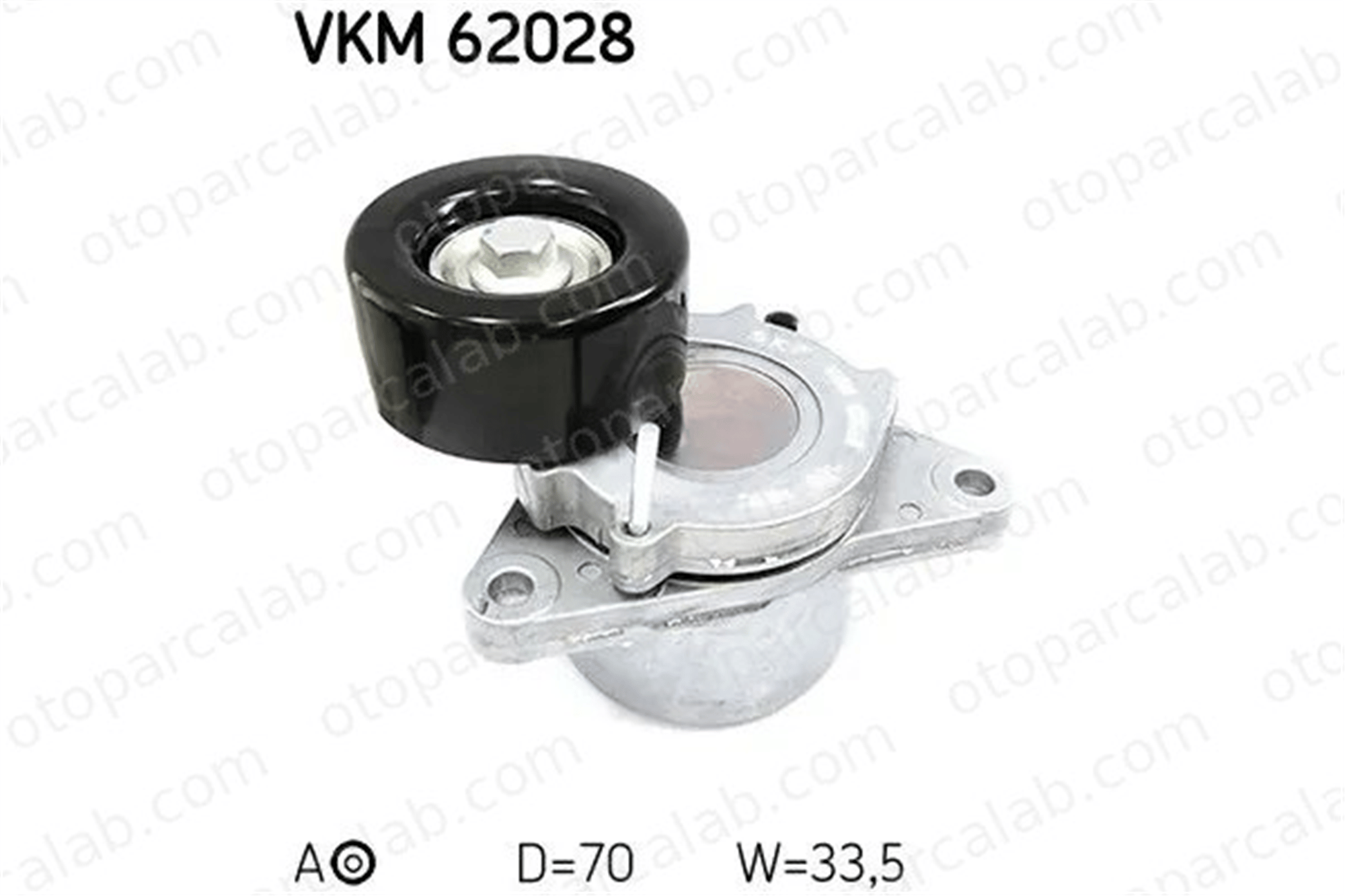 SKF VKM 62028 Vantilatör Kayış Gergi Rulmanı NISSAN PATHFINDER III NP300 NAVARA 119555X00C 119555X00D