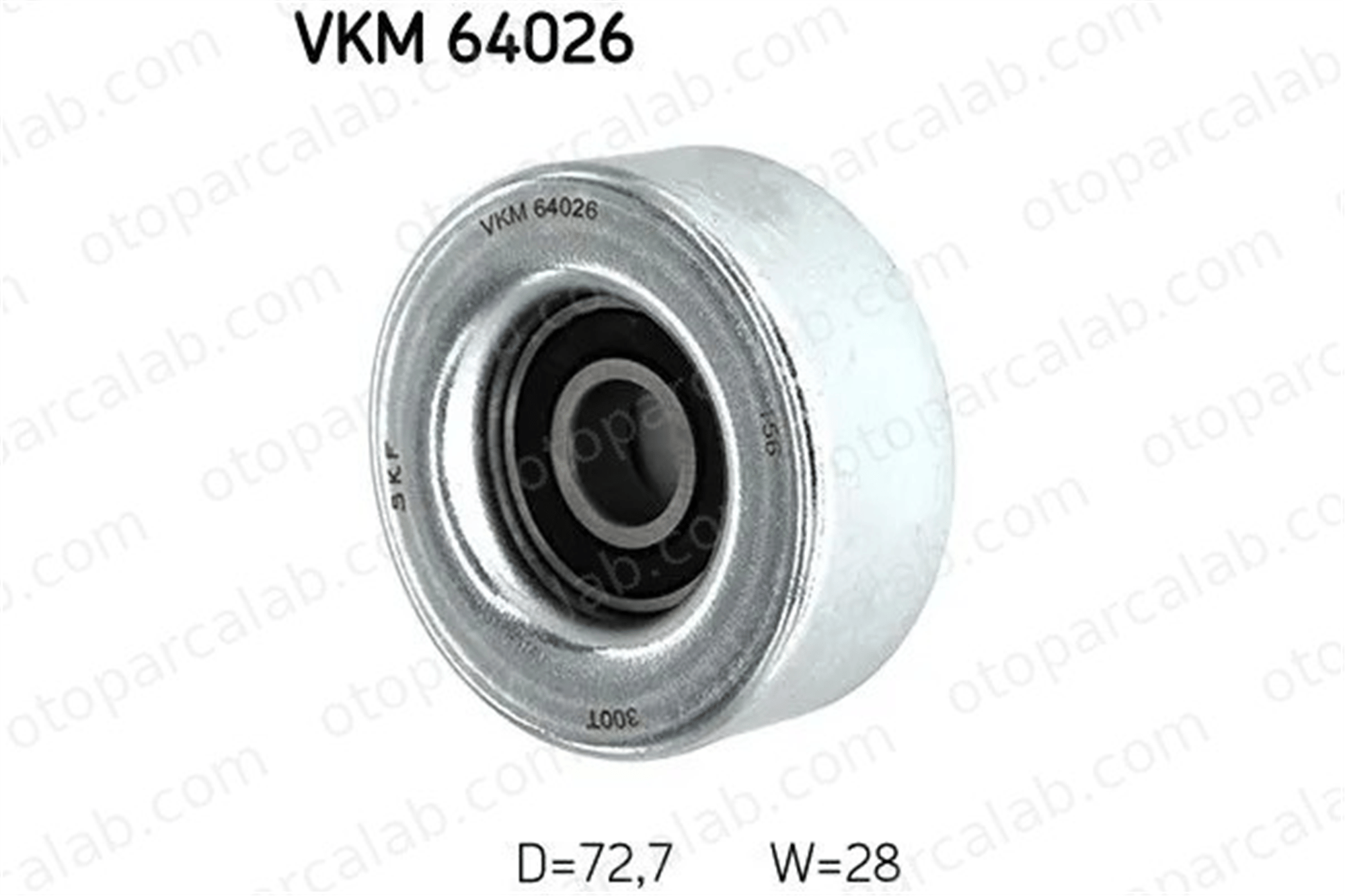 SKF VKM 64026 Vantilatör Kayış Gergi Rulmanı MAZDA 2 3 ZJ01940 ZJ0115940