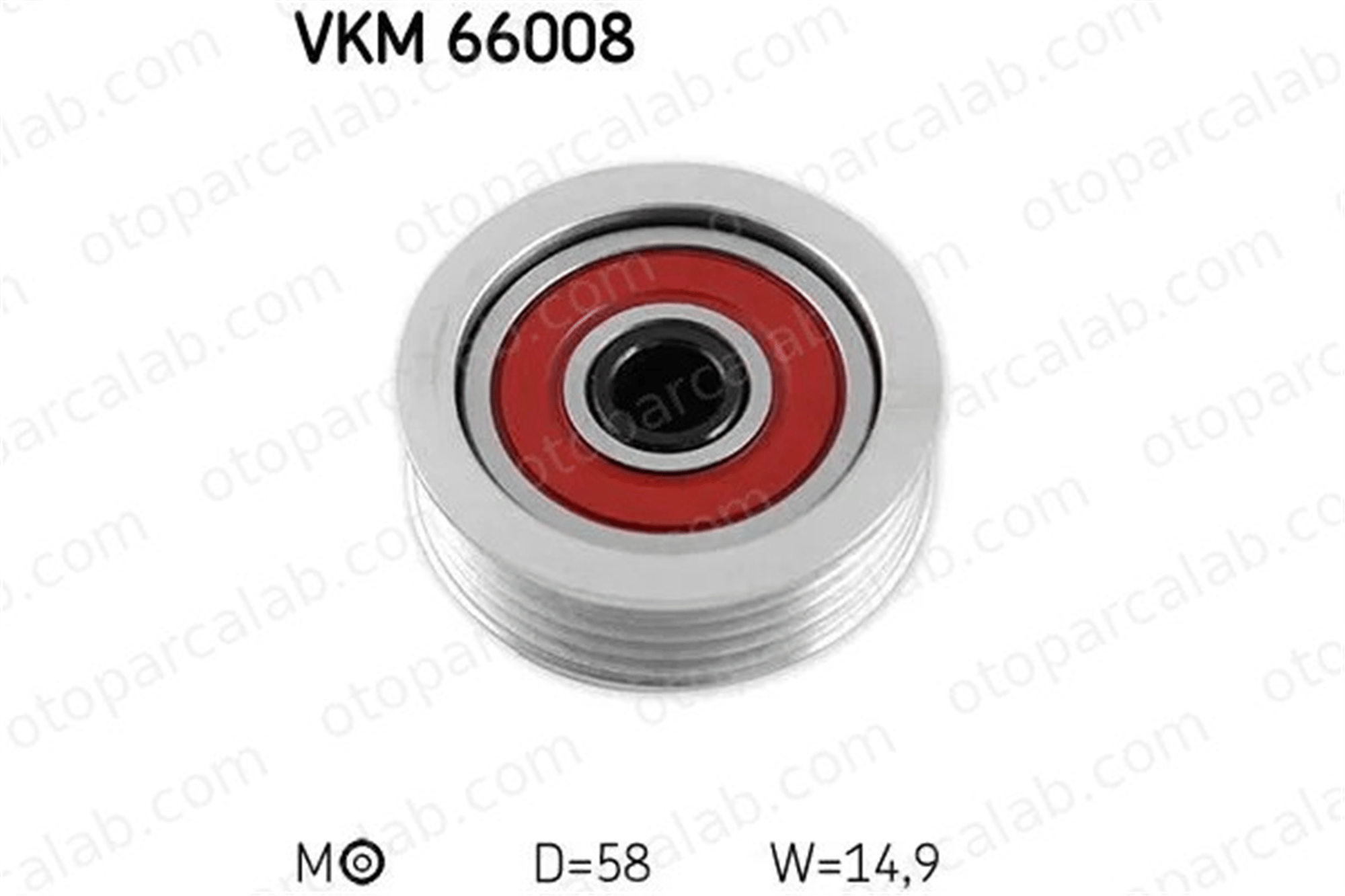 SKF VKM 66008 Vantilatör Kayış Gergi Rulmanı SUZUKI SX4 IGNIS II VKM66008 71742776