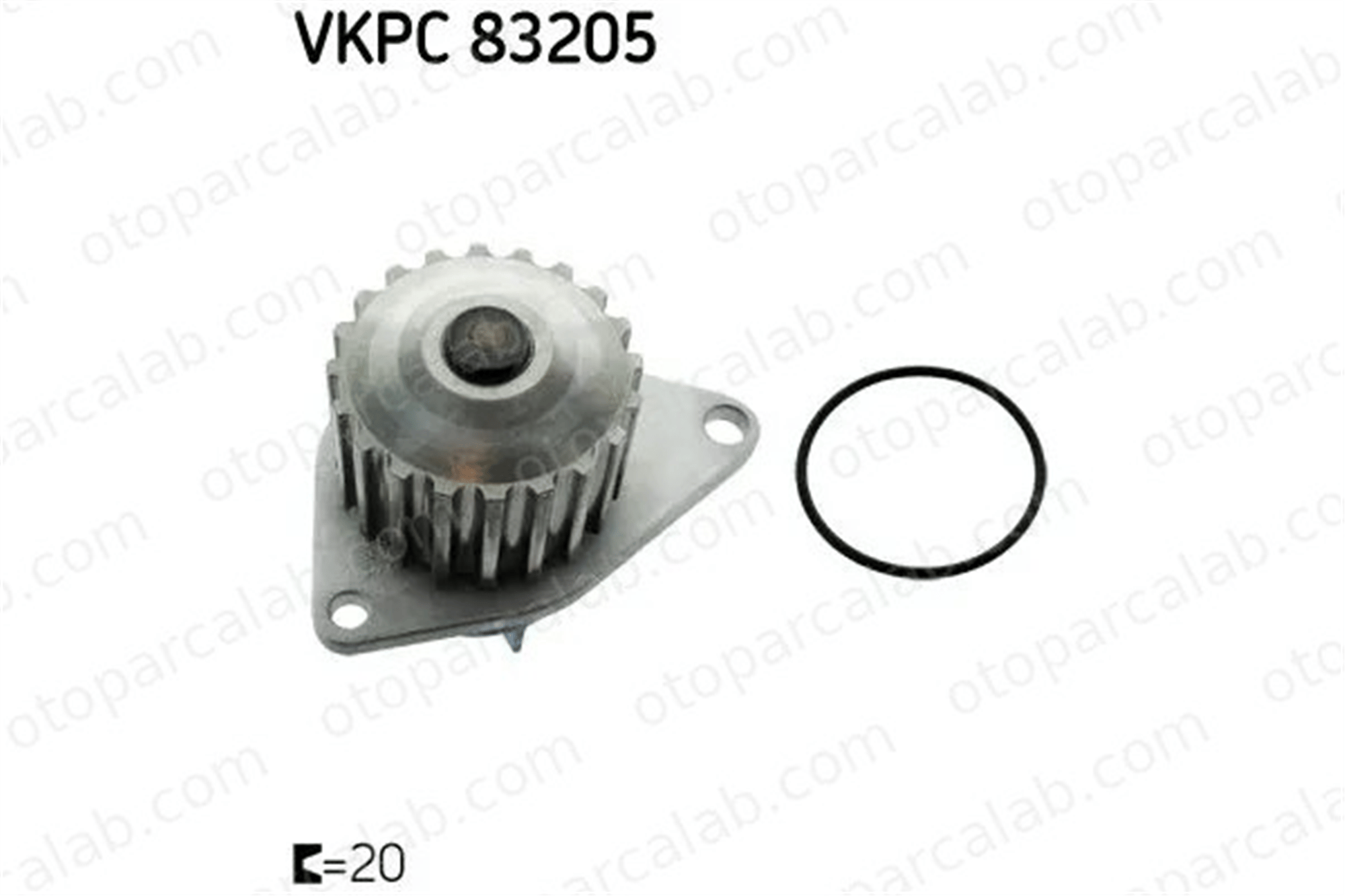 SKF VKPC 83205 Devirdaim Su Pompası CITROËN AX BX 1201E3E111223 9451001263