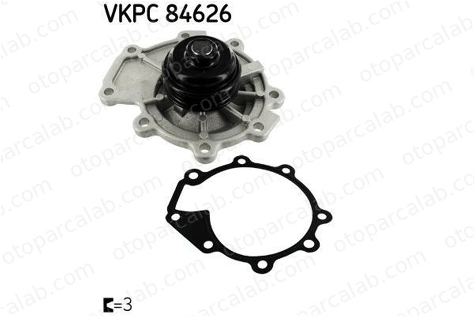SKF VKPC 84626 Devirdaim Su Pompası FORD COUGAR MAVERICK 3006897 3045741