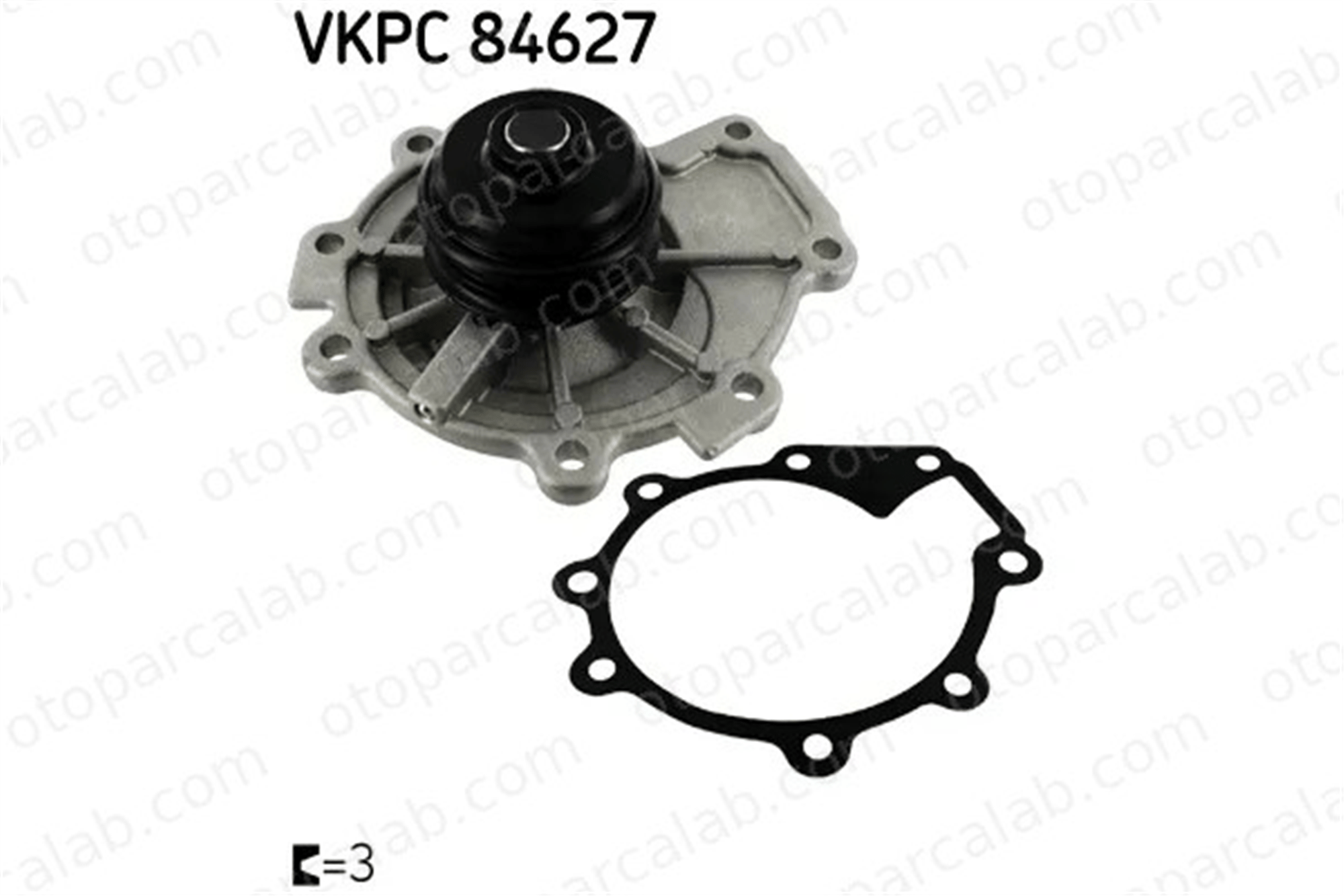 SKF VKPC 84627 Devirdaim Su Pompası FORD MAVERICK MONDEO III Sedan 2S7E8501BB 2S7E8501BG