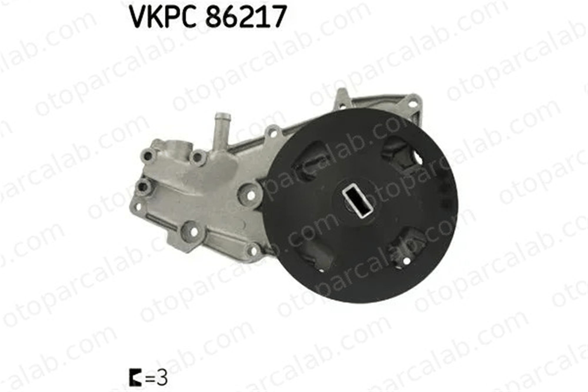 SKF VKPC 86217 Devirdaim Su Pompası RENAULT TWINGO I TWINGO I Kasa/eğik arka 7701467642