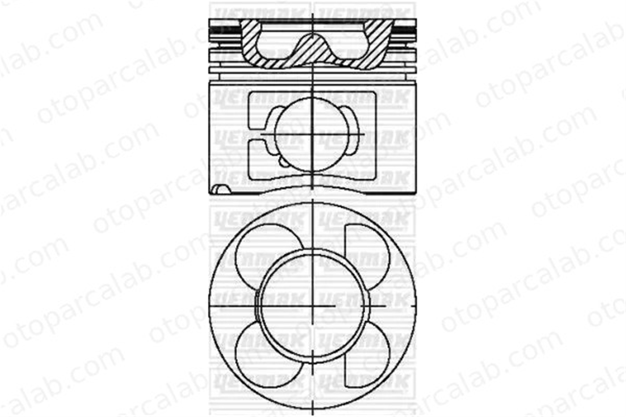 SONNE 095KR00301 Piston (84.25MM-STD) BMW 3 3 Touring 11217786999 11217786998