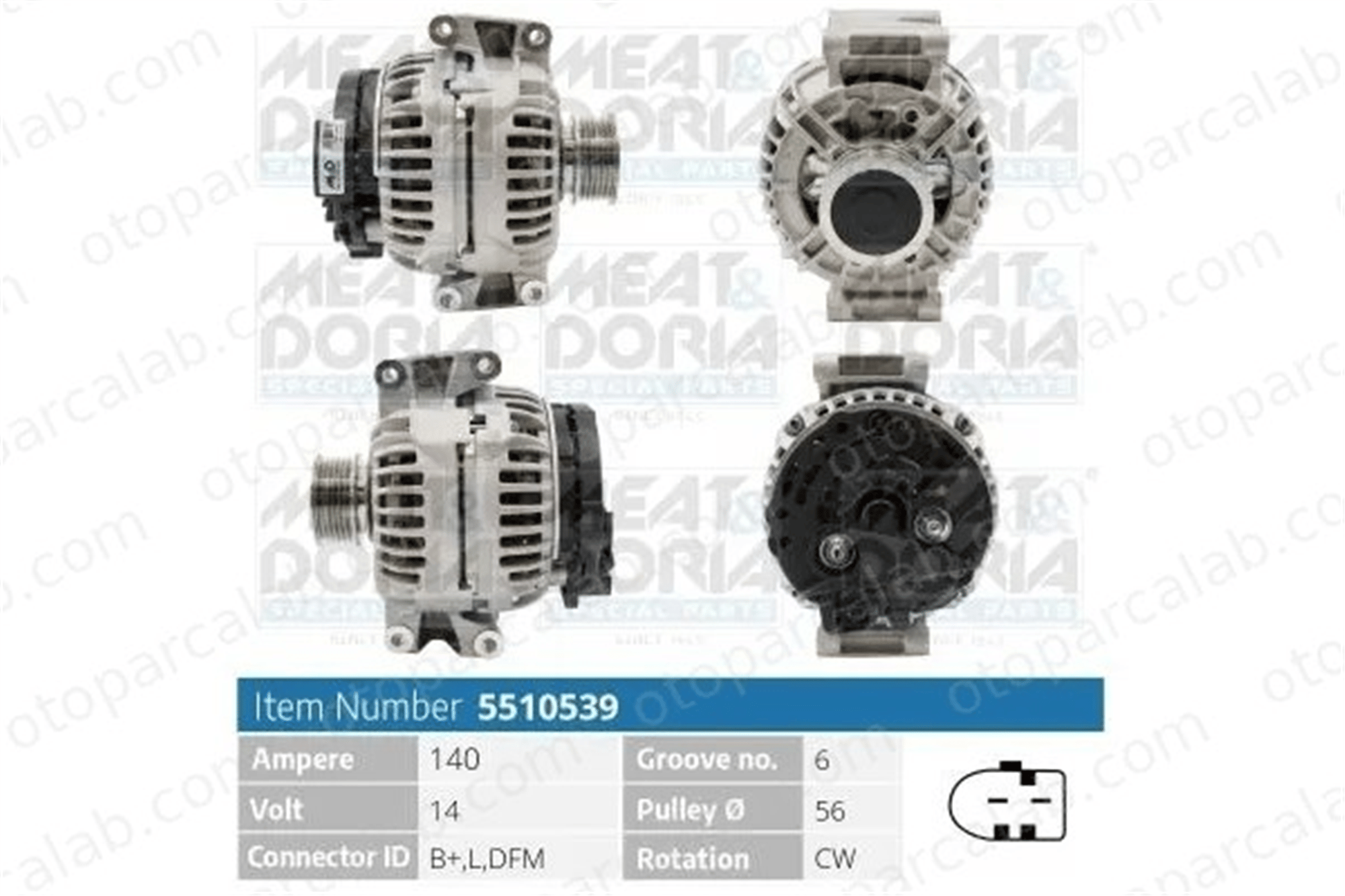 SPAGO ALT1002 Alternatör AUDI A6 C5 Avant A6 C5 6B903015AB 6B903016AA