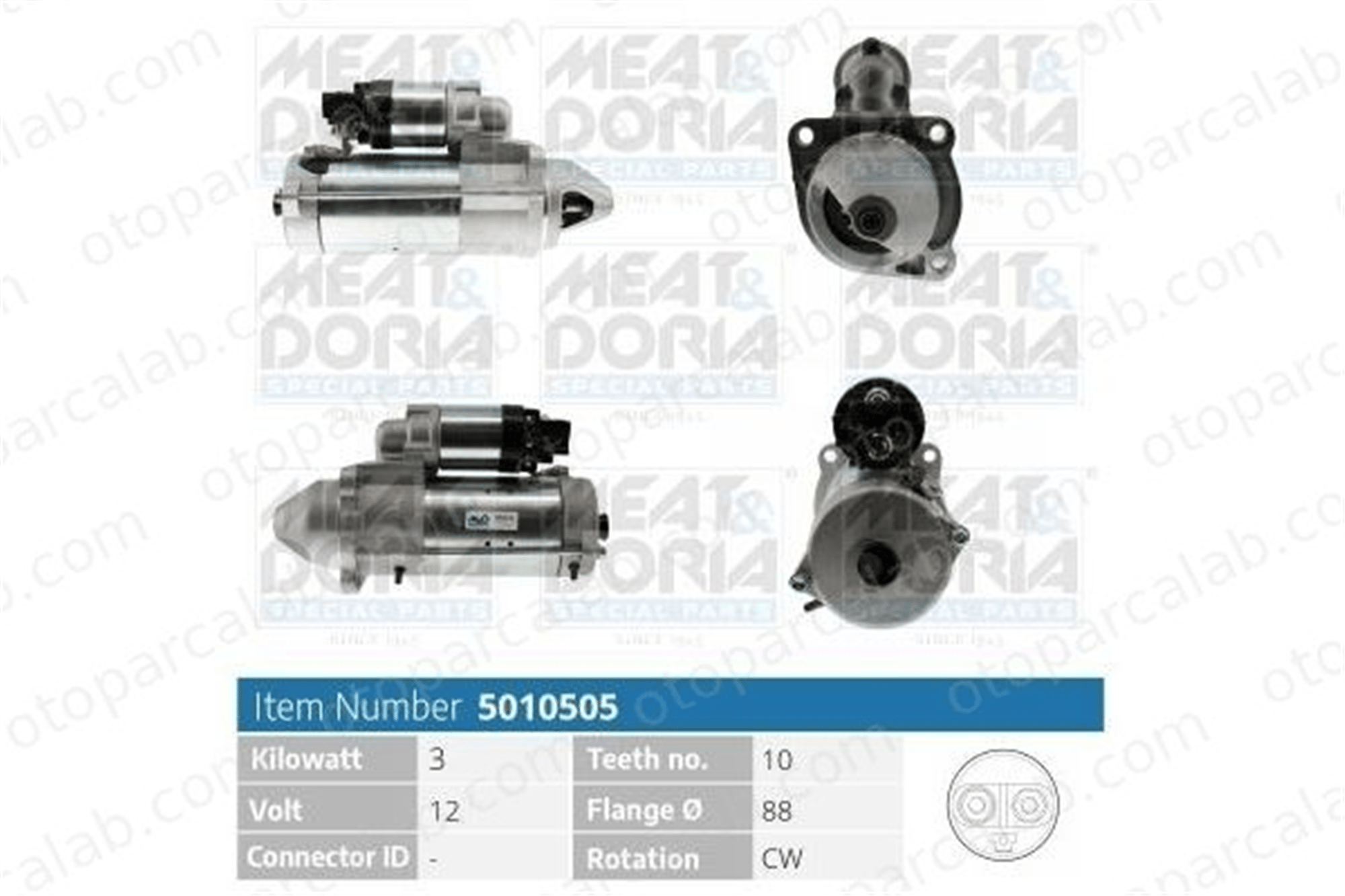 SPAGO STR1013 Marş Dinamosu OPEL CAMPO ISUZU TROOPER III 897223 897323